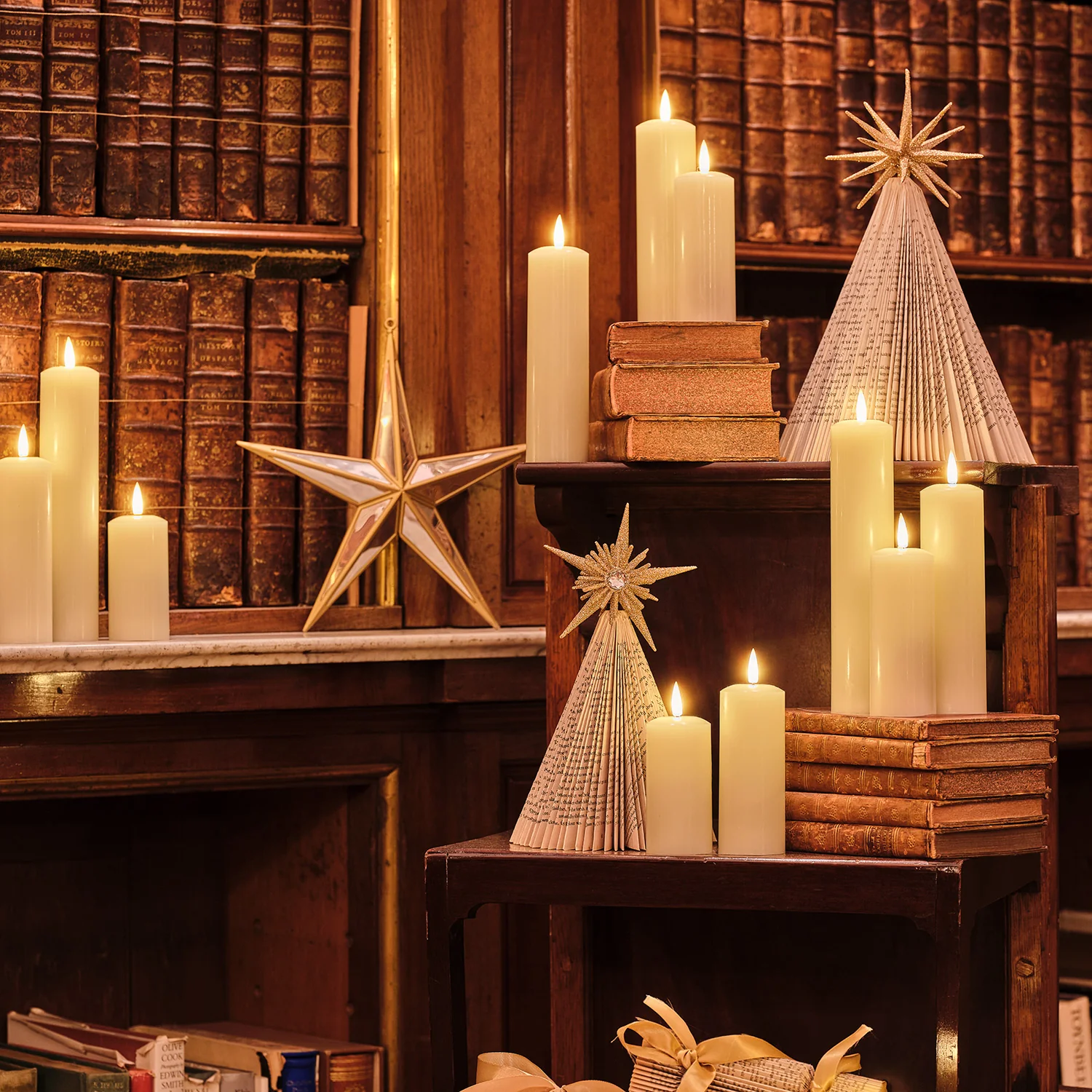 9  TruGlow® Ivory LED Slim Pillar Candles With Remote Control - Image 6