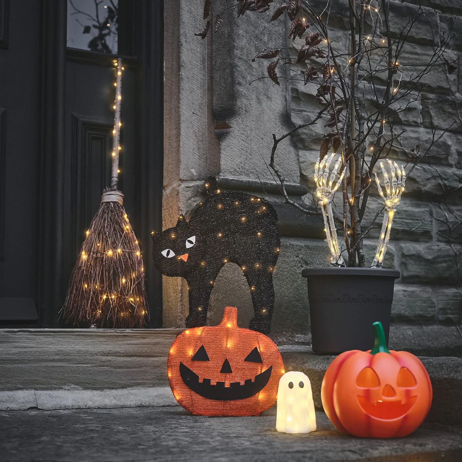 Mini Ghost Light Up Halloween Decoration - Image 2