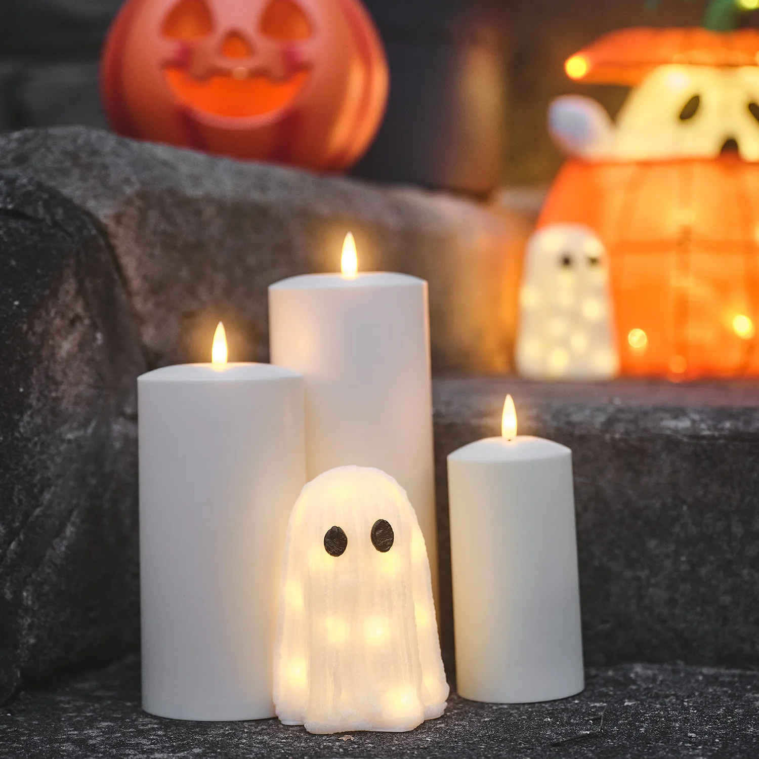 Mini Ghost Light Up Halloween Decoration - Image 3