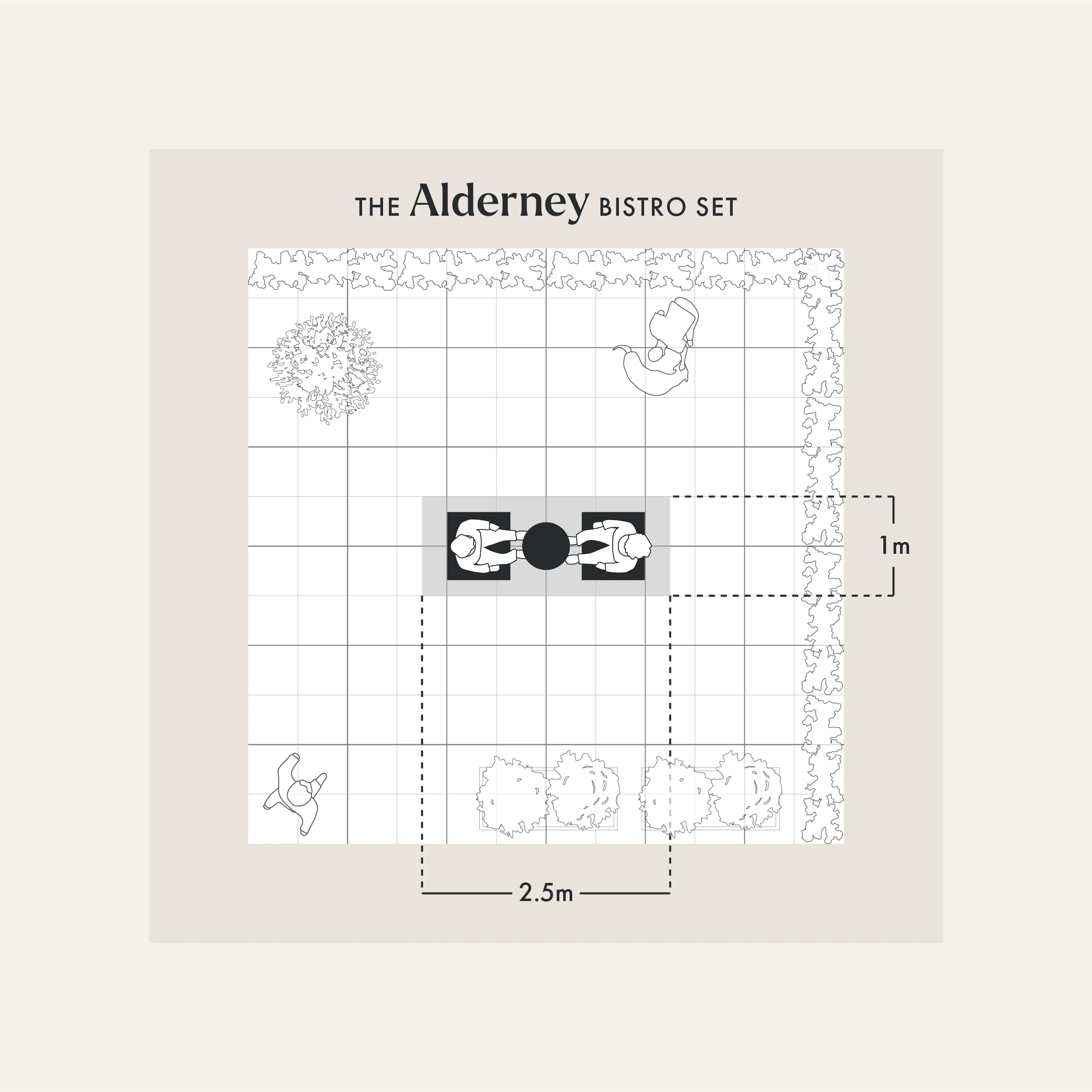 The Alderney Bistro Set - Image 5