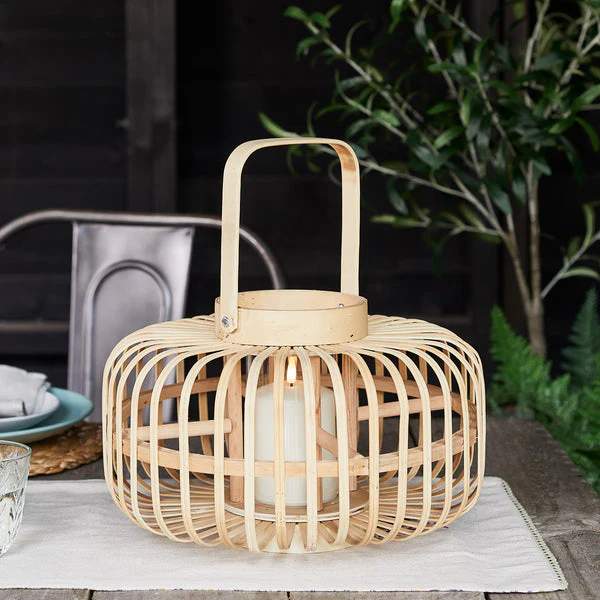 Bamboo Garden Lantern Duo with TruGlow® Candles - Image 5