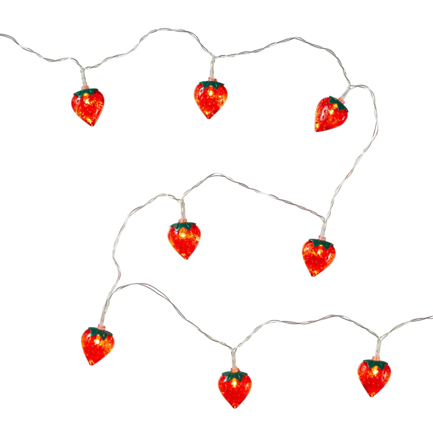 Battery Operated Strawberry String Lights - Image 3