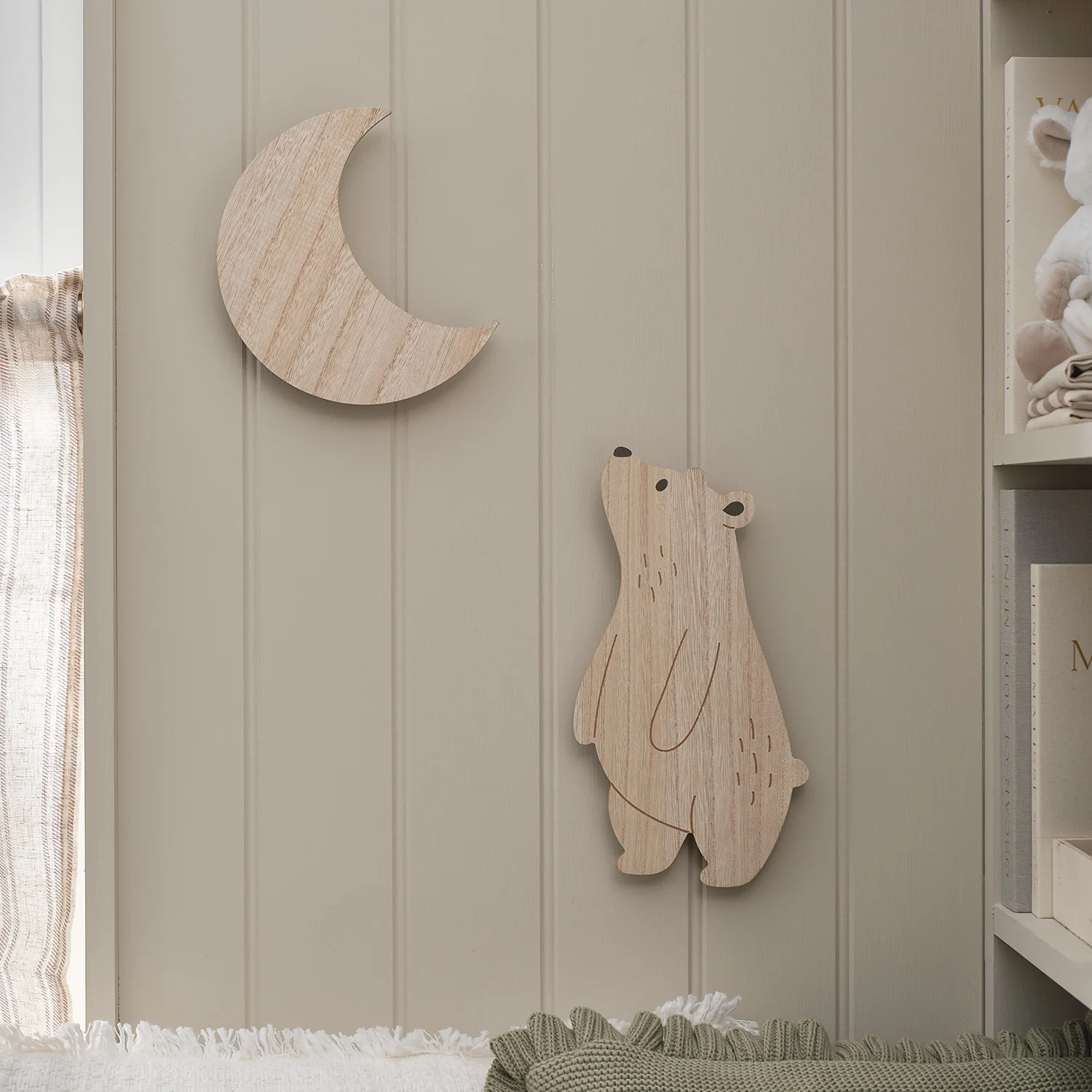 Bear & Moon Children's Wall Lights - Image 2