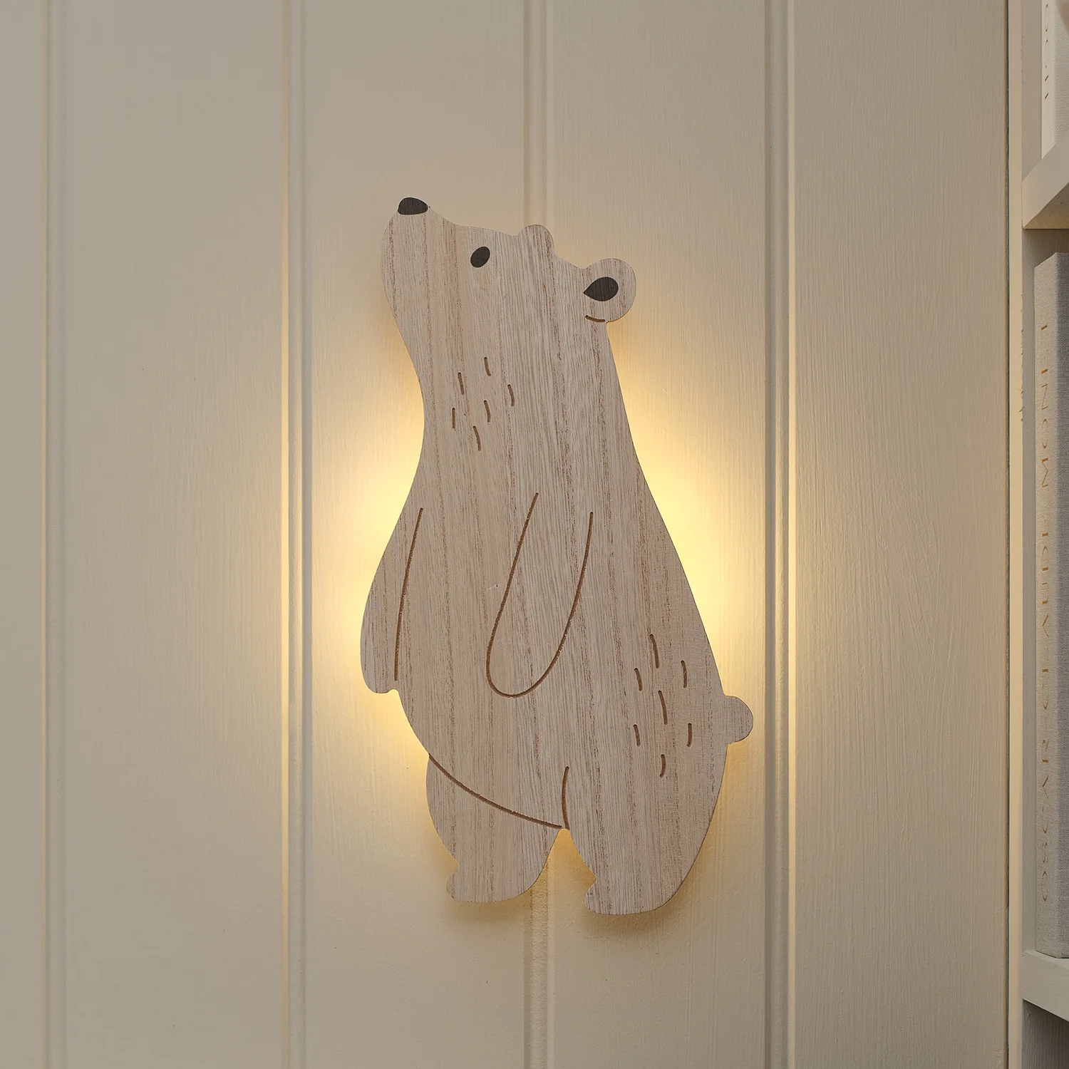 Bear & Moon Children's Wall Lights - Image 3