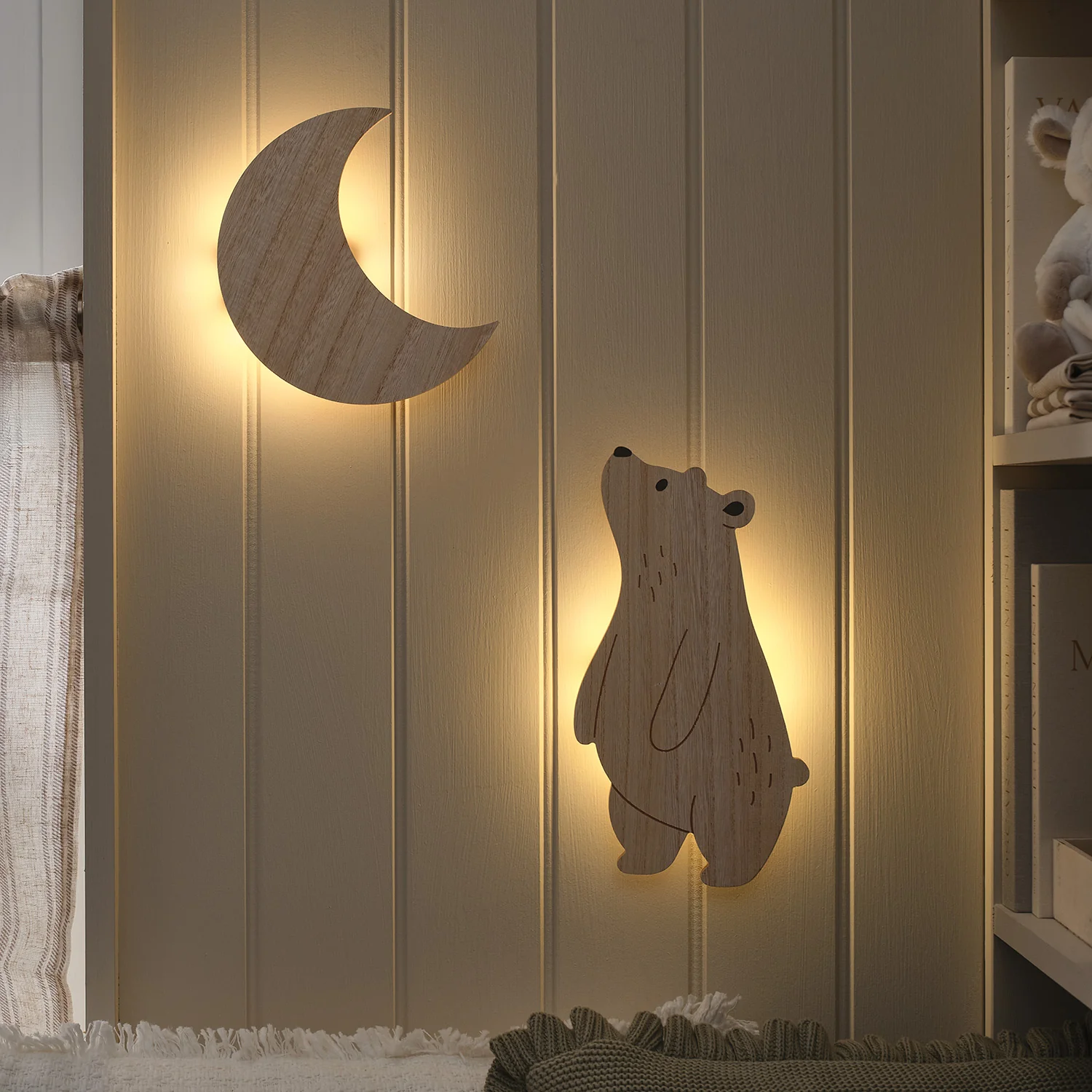 Bear & Moon Children's Wall Lights - Image 7