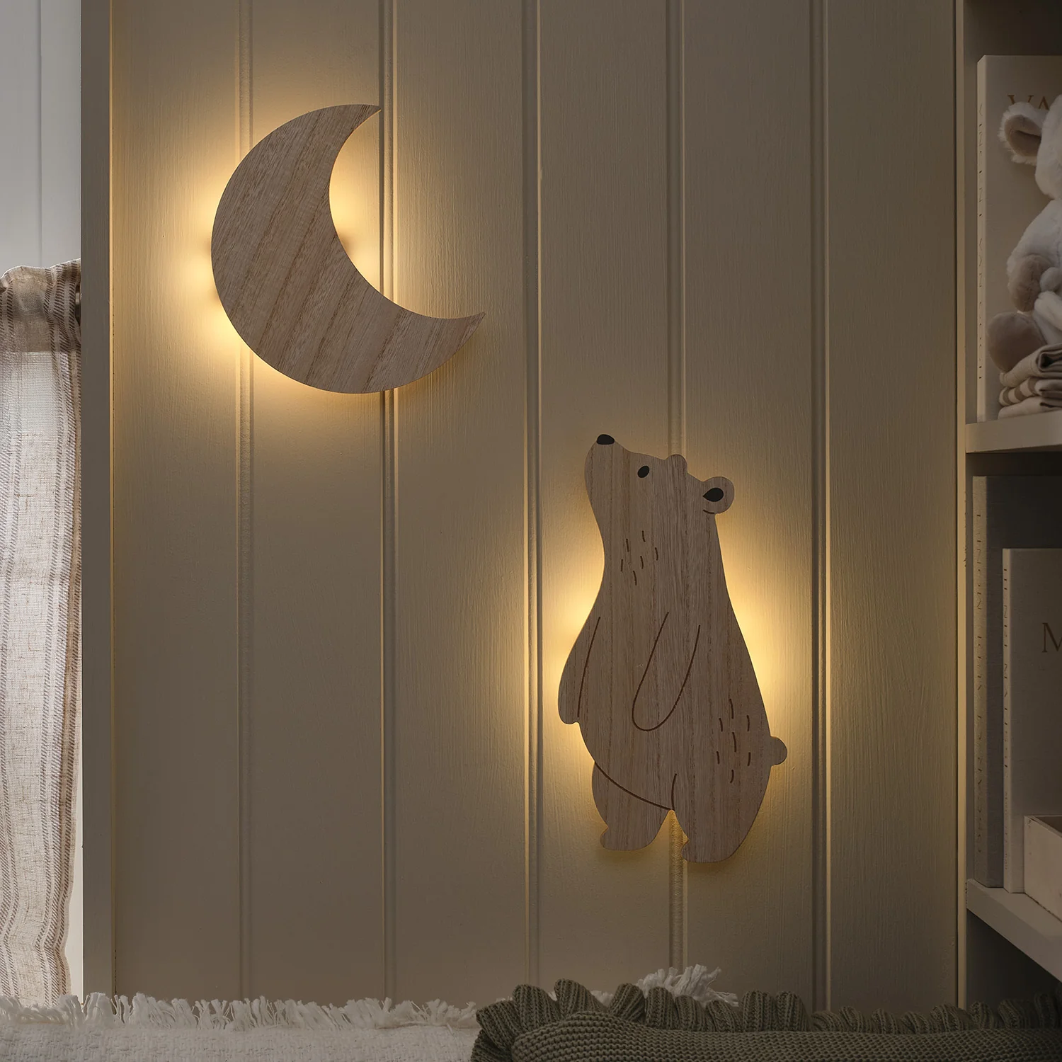 Bear & Moon Children's Wall Lights - Image 9