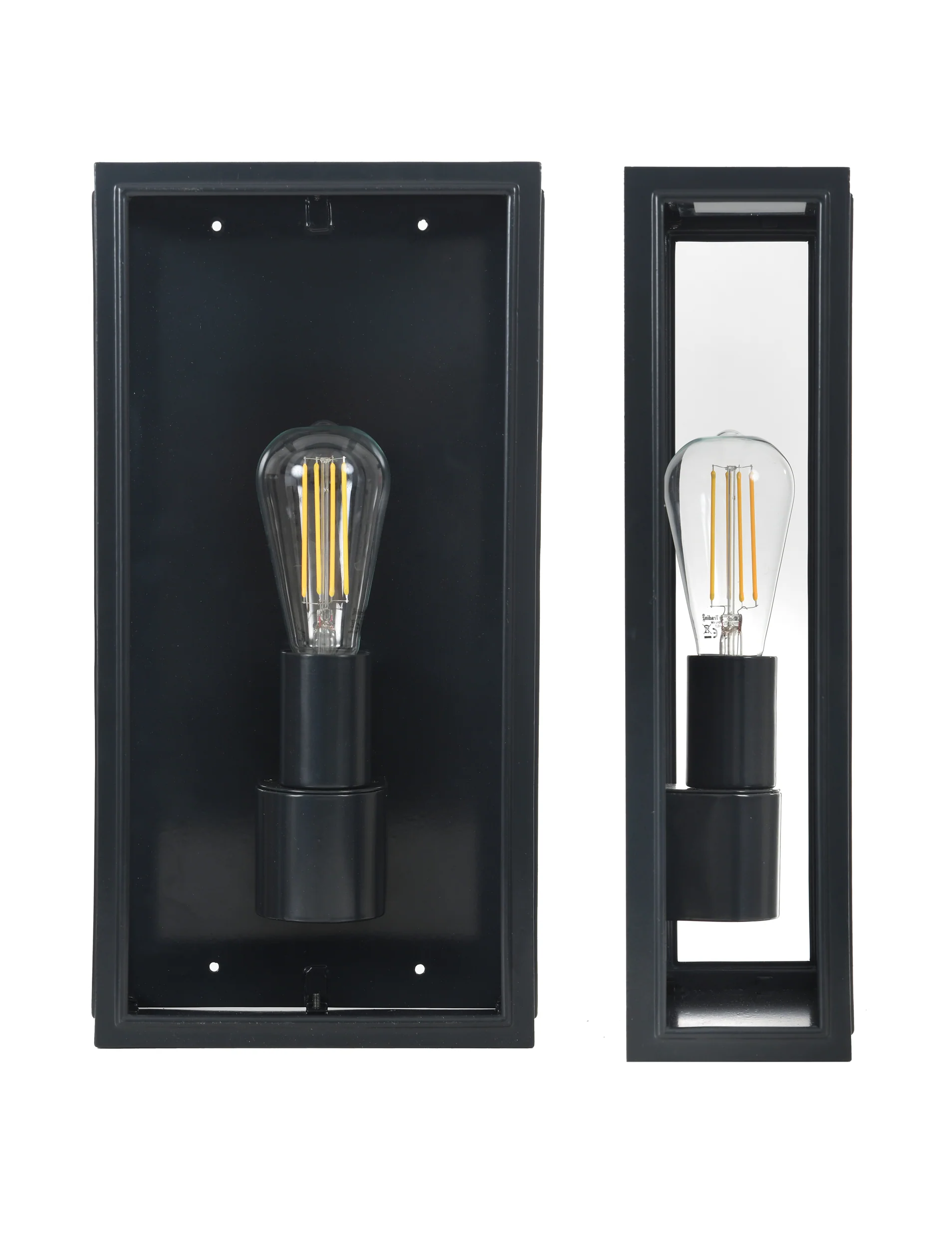 Belgrave Outdoor Lantern Tall Carbon - Image 3