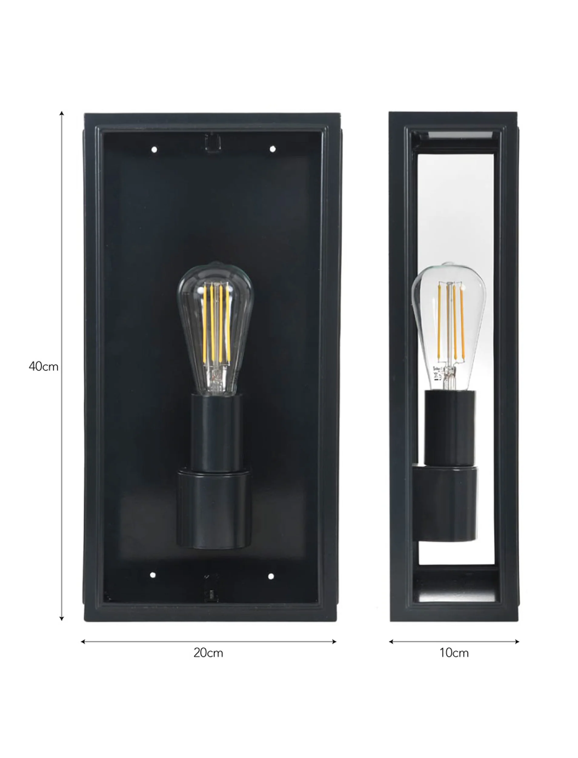 Belgrave Outdoor Lantern Tall Carbon - Image 4