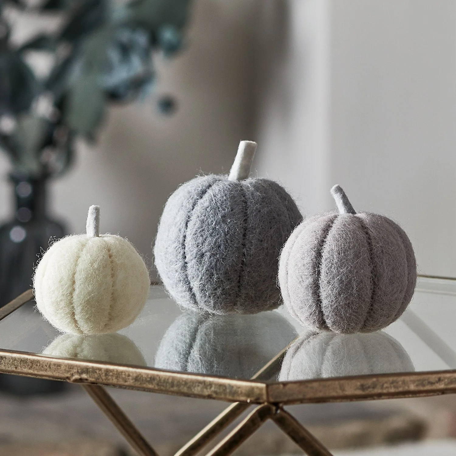Bell Jar & Pumpkin Felt Autumn Decoration Bundle - Image 2