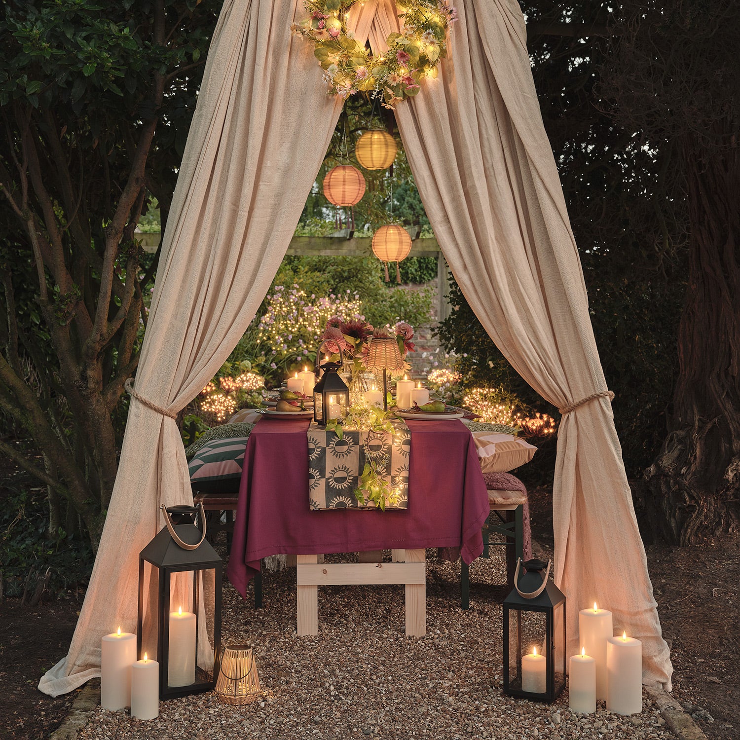 Brixham Leather Handle Lantern Trio with TruGlow® Candles - Image 5