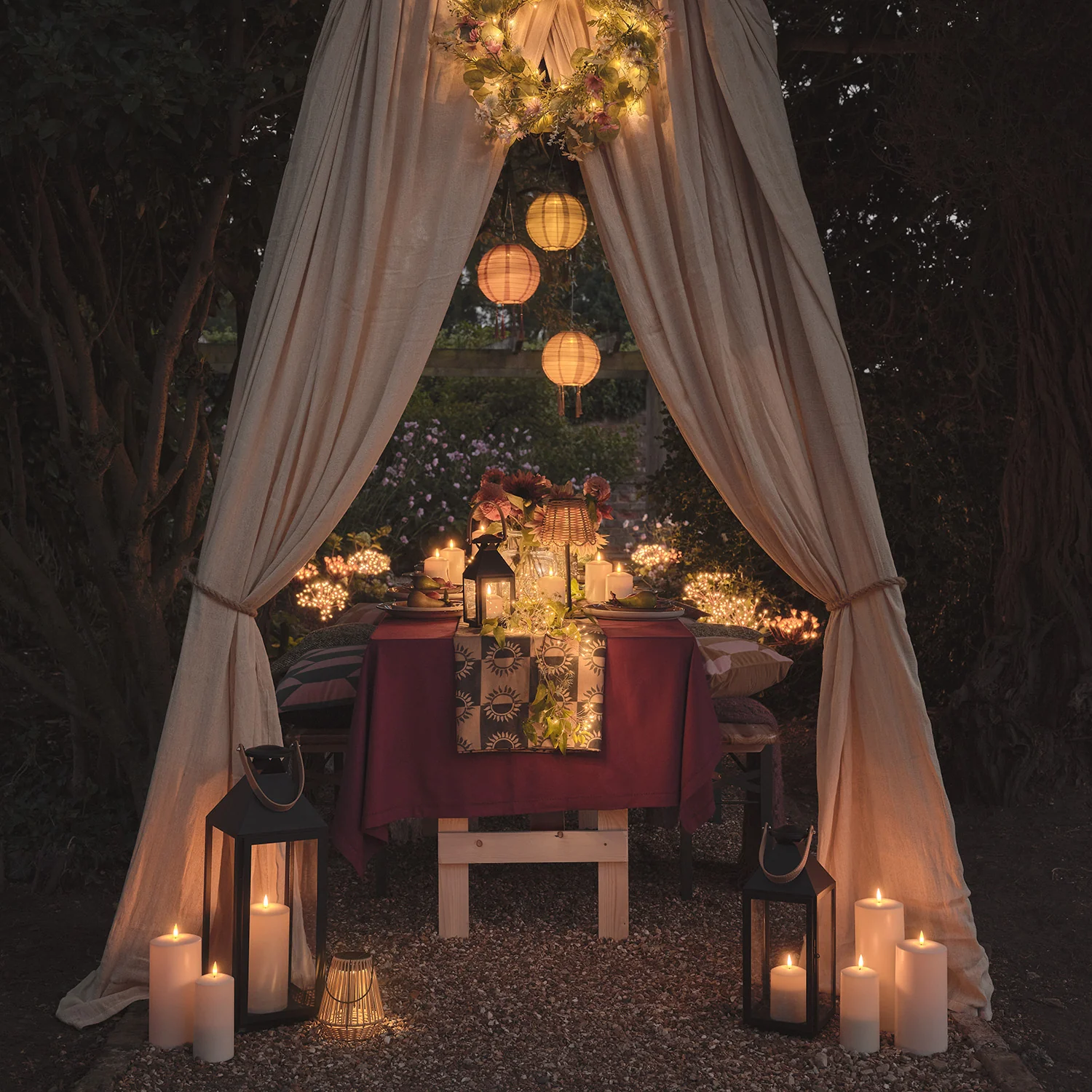 Brixham Regular Leather Handle Lantern with TruGlow®Candle - Image 4