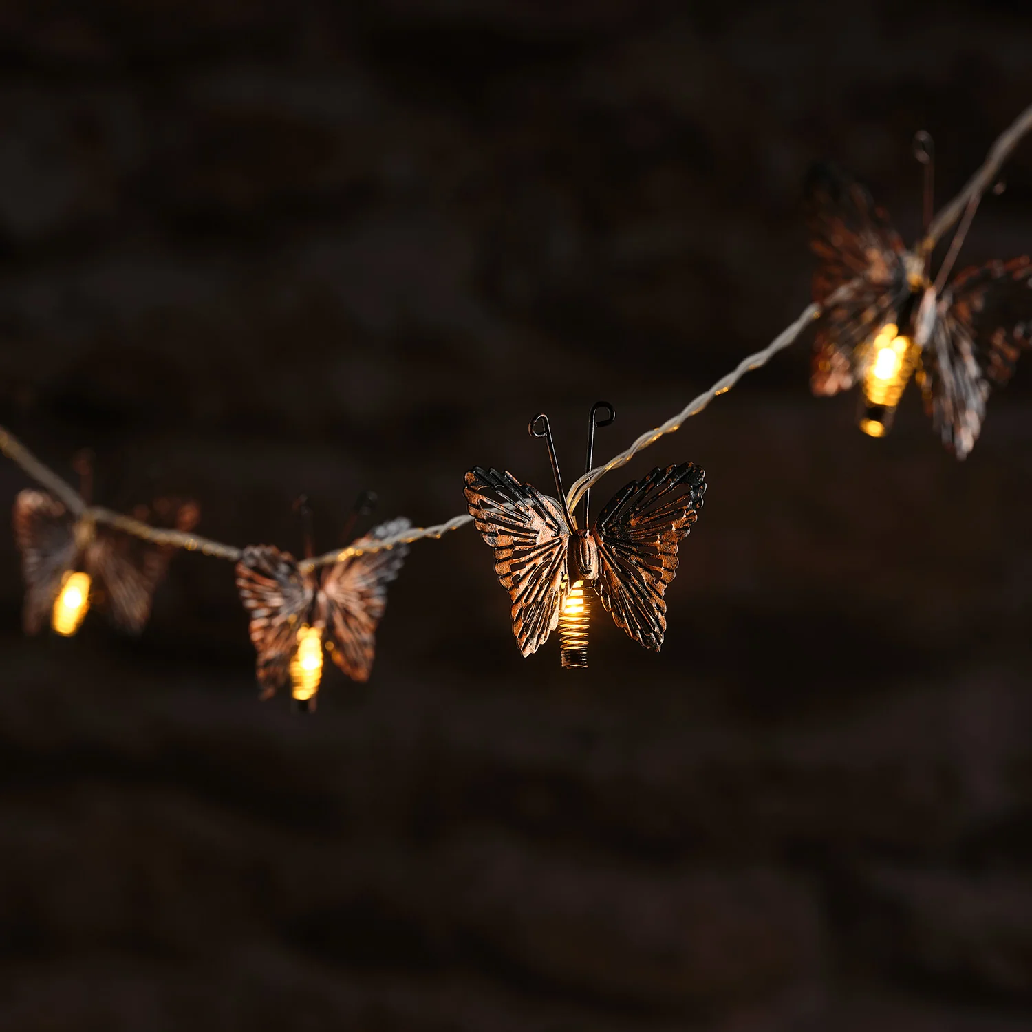 10 Butterfly Solar Fairy Lights - Image 3