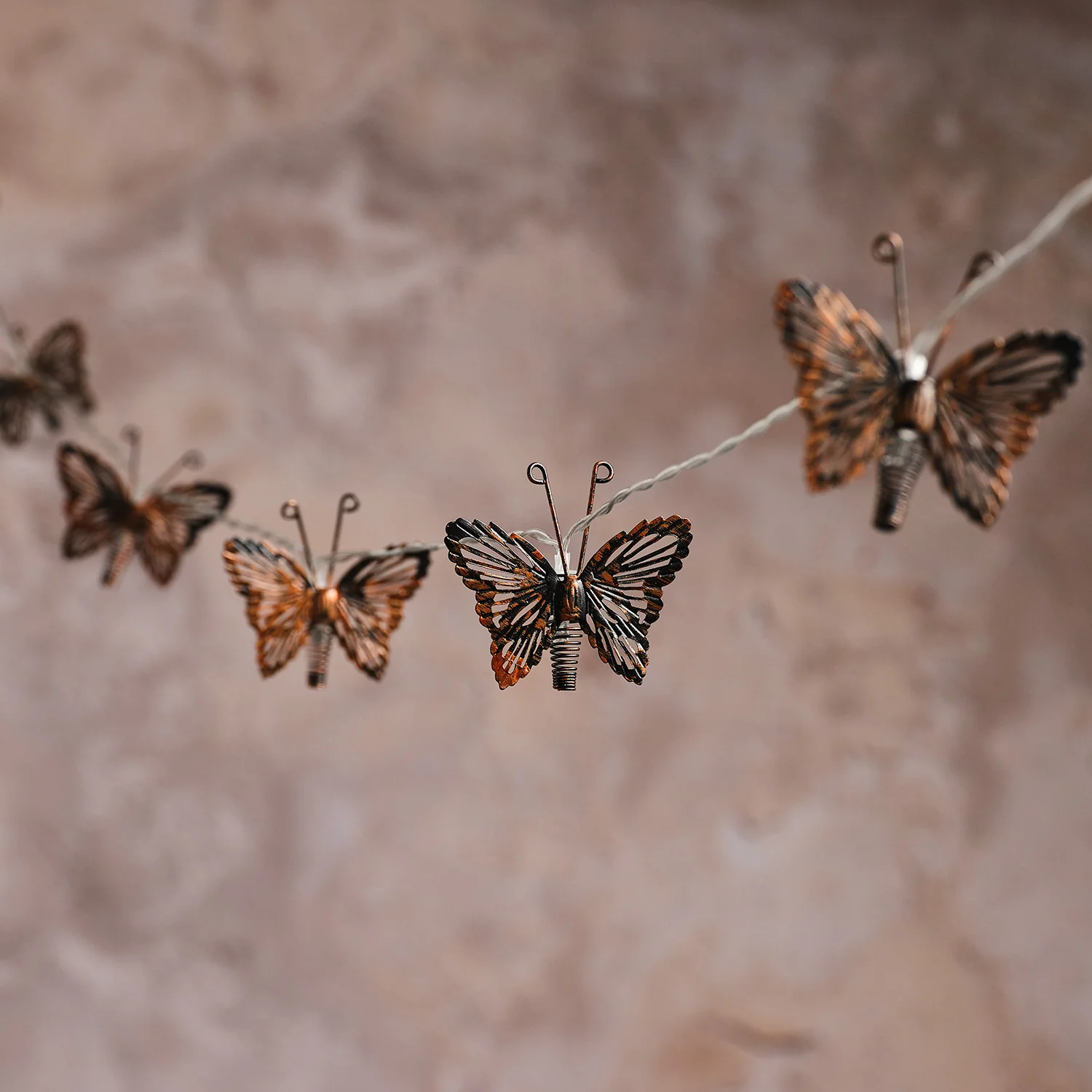 10 Butterfly Solar Fairy Lights - Image 6
