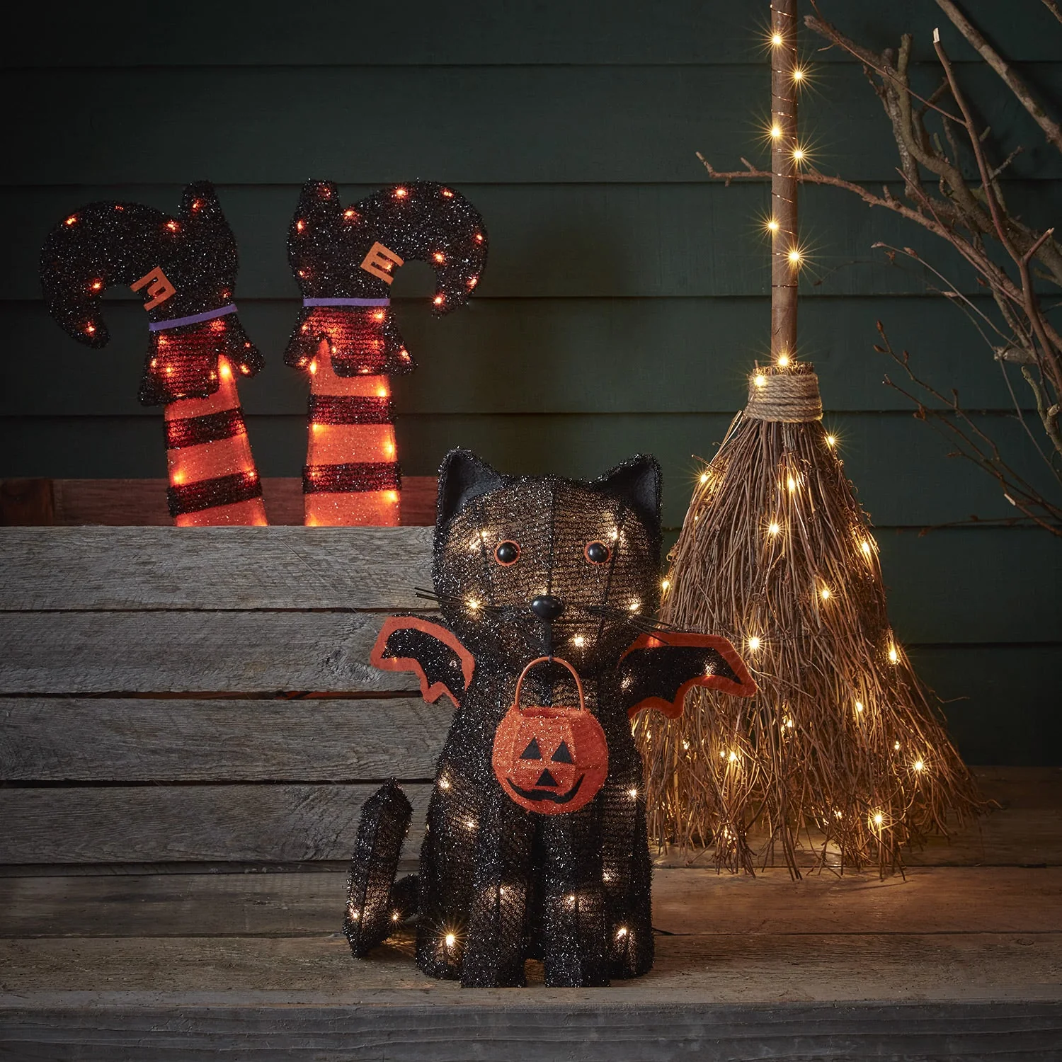 Cat Battery Outdoor Halloween Decoration - Image 3