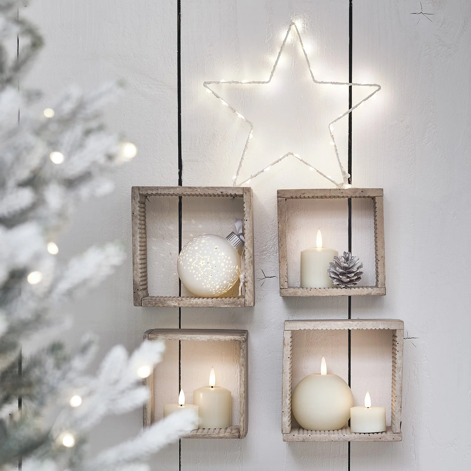 Ceramic LED Bauble Trio - Image 4