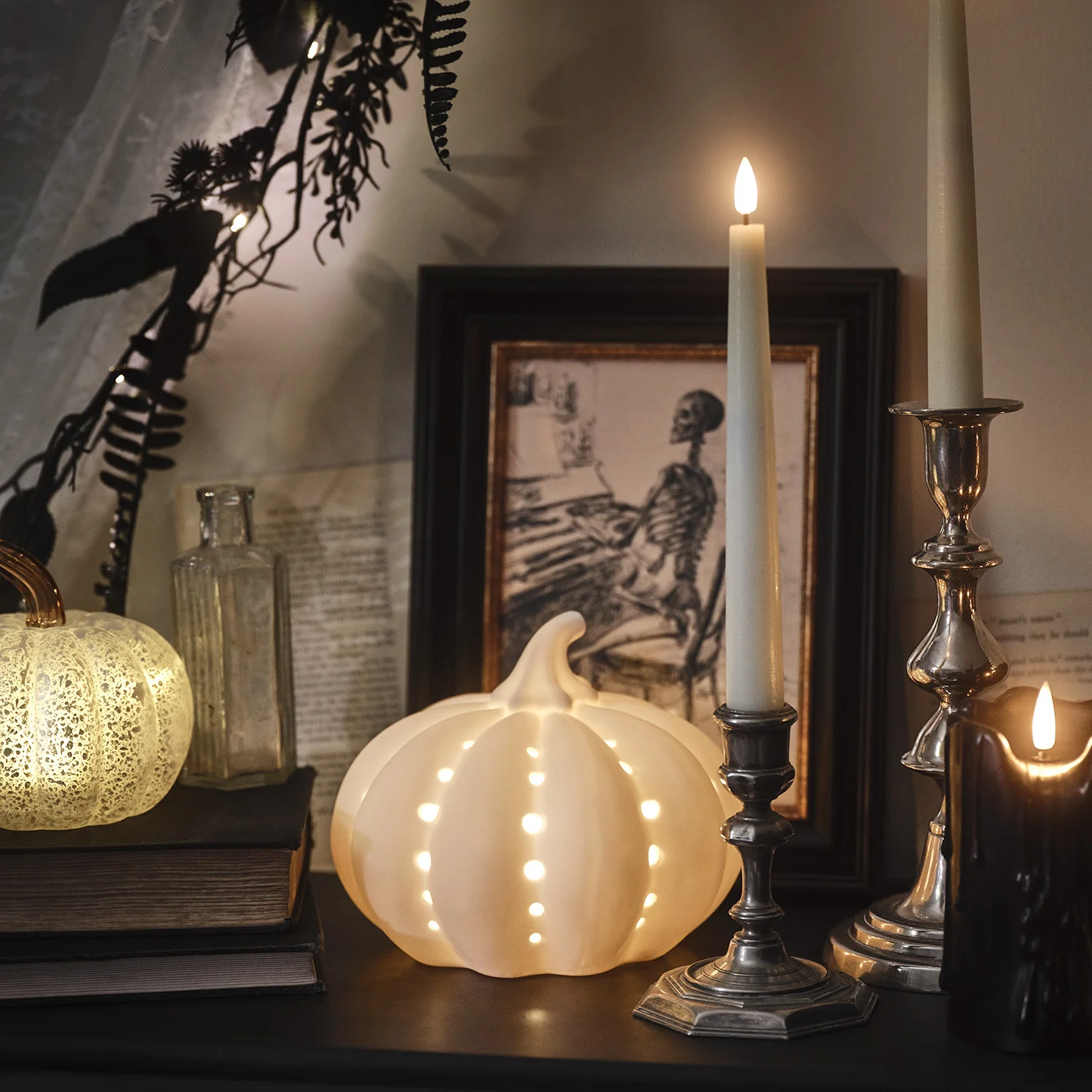 Ceramic Pumpkin Light - Image 3