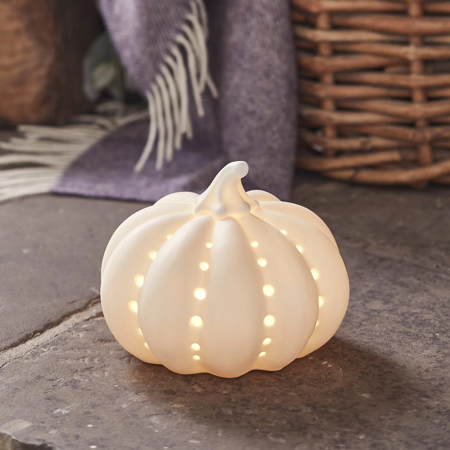 Ceramic Pumpkin Light - Image 4