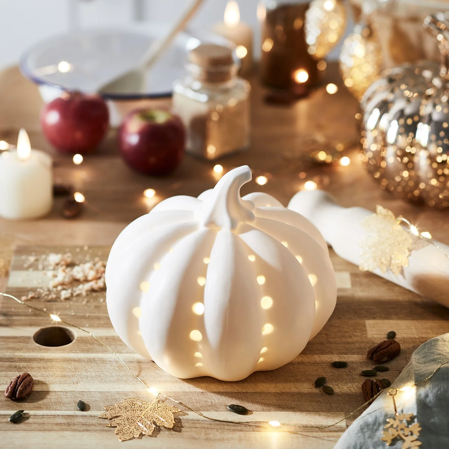 Ceramic Pumpkin Light - Image 7