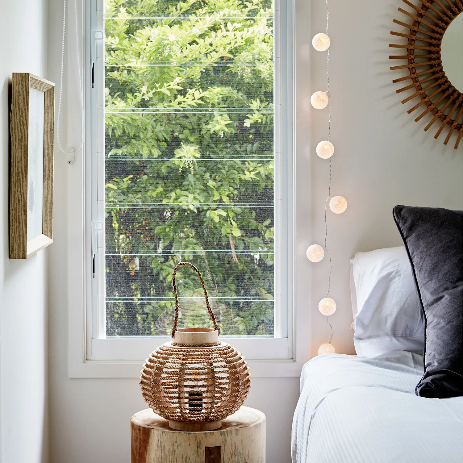 Chalk Cotton Ball Fairy Lights - Image 5