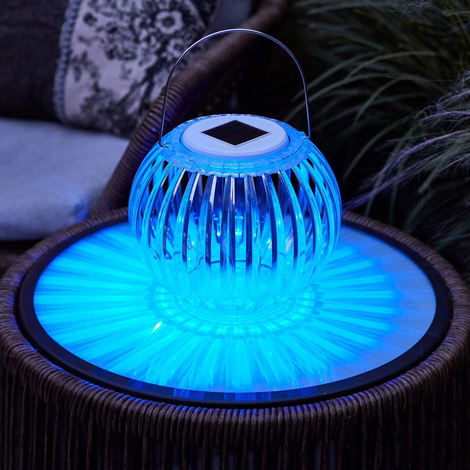 Colour Changing Solar Hanging Lantern - Image 5