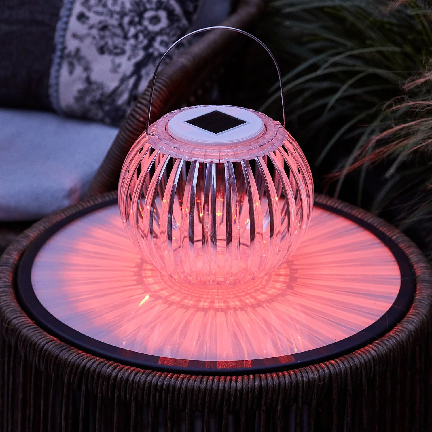 Colour Changing Solar Hanging Lantern - Image 6