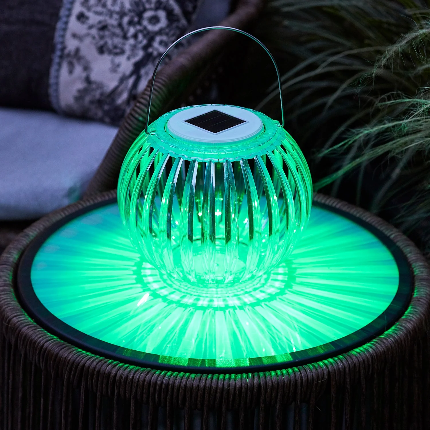 Colour Changing Solar Hanging Lantern - Image 8