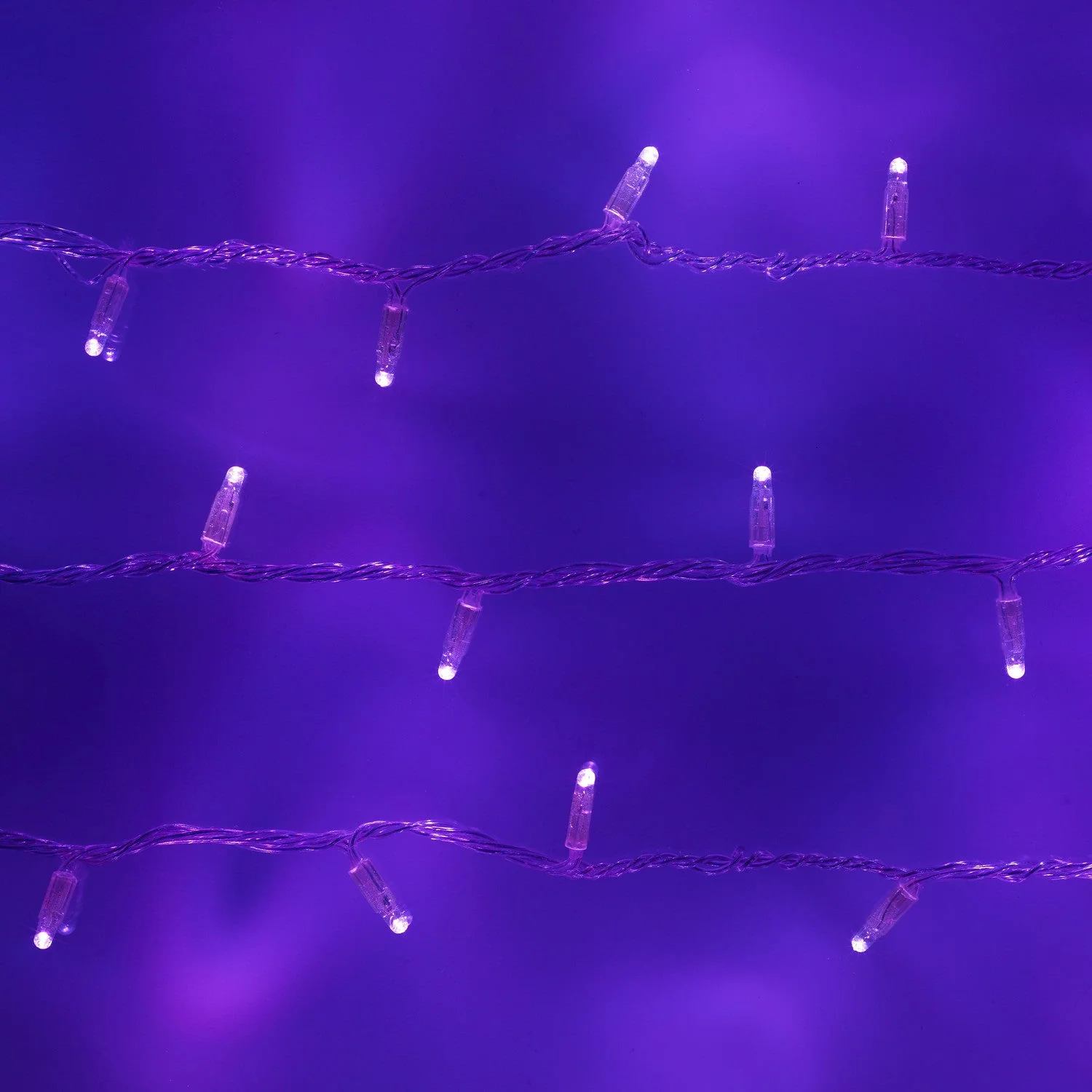 Core Connect 10m 100 Purple Connectable Fairy Lights Clear Cable - Image 7