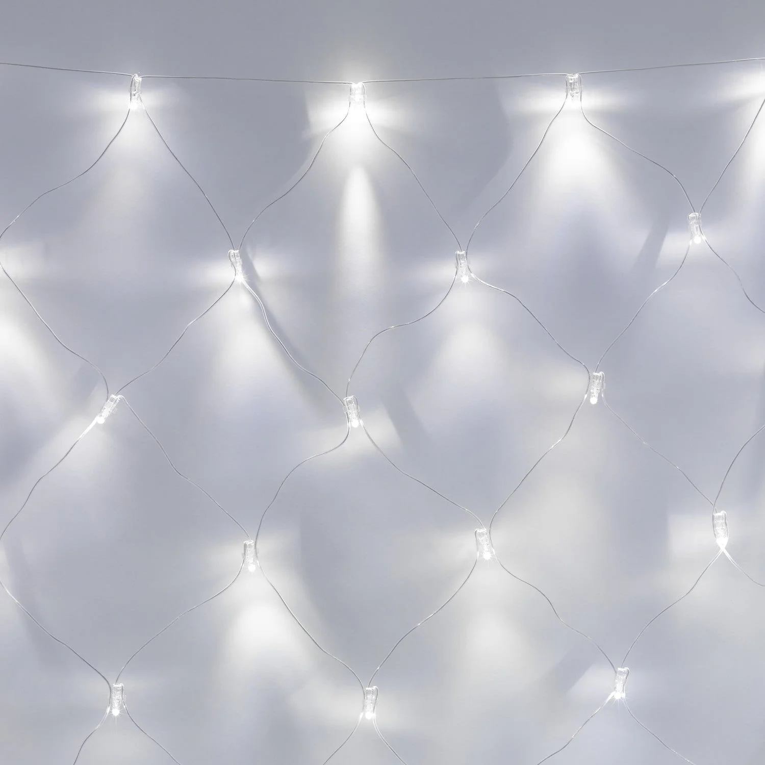 Core Connect 2m x 2m 140 White Connectable Net Lights Clear Cable - Image 3