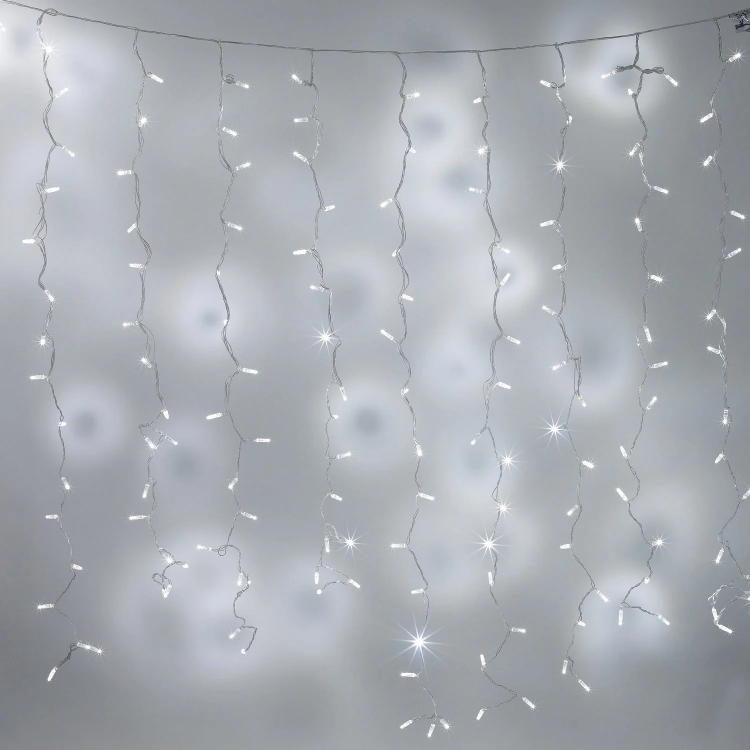 Core Connect 2m x 3m 288 White Connectable Curtain Lights Clear Cable - Image 3