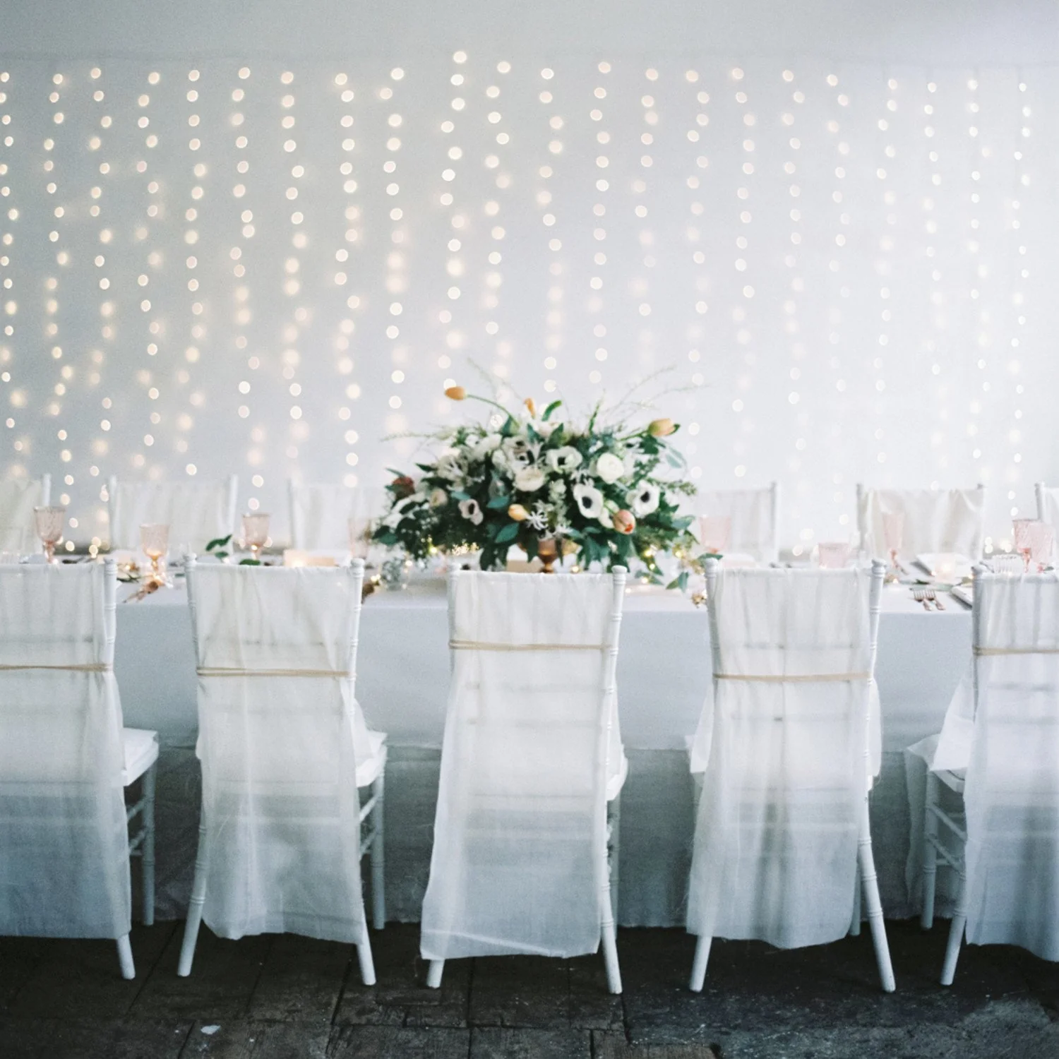 Core Connect 4m x 2m 384 Warm White Connectable Curtain Lights Clear Cable - Image 5