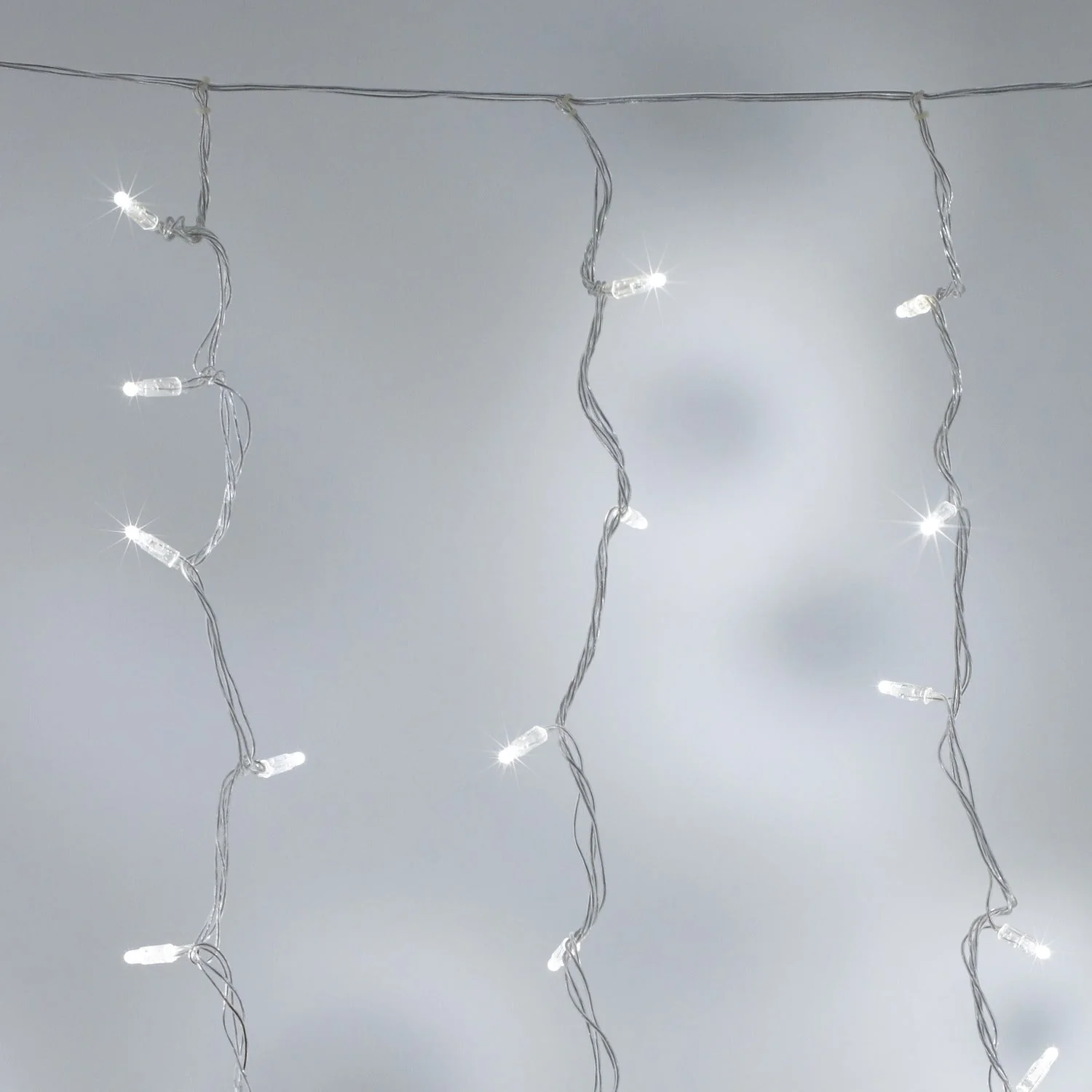 Core Connect 4m x 3m 576 White Connectable Curtain Lights Clear Cable - Image 3