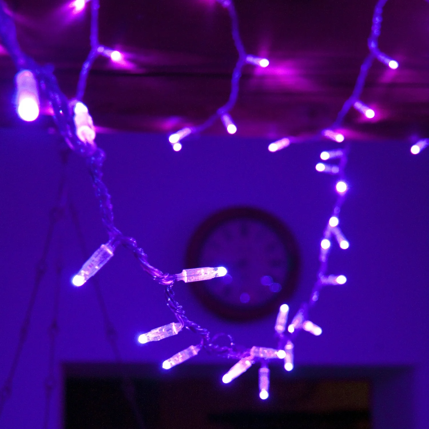 Core Connect 50m 500 Purple Connectable Fairy Lights Clear Cable - Image 4