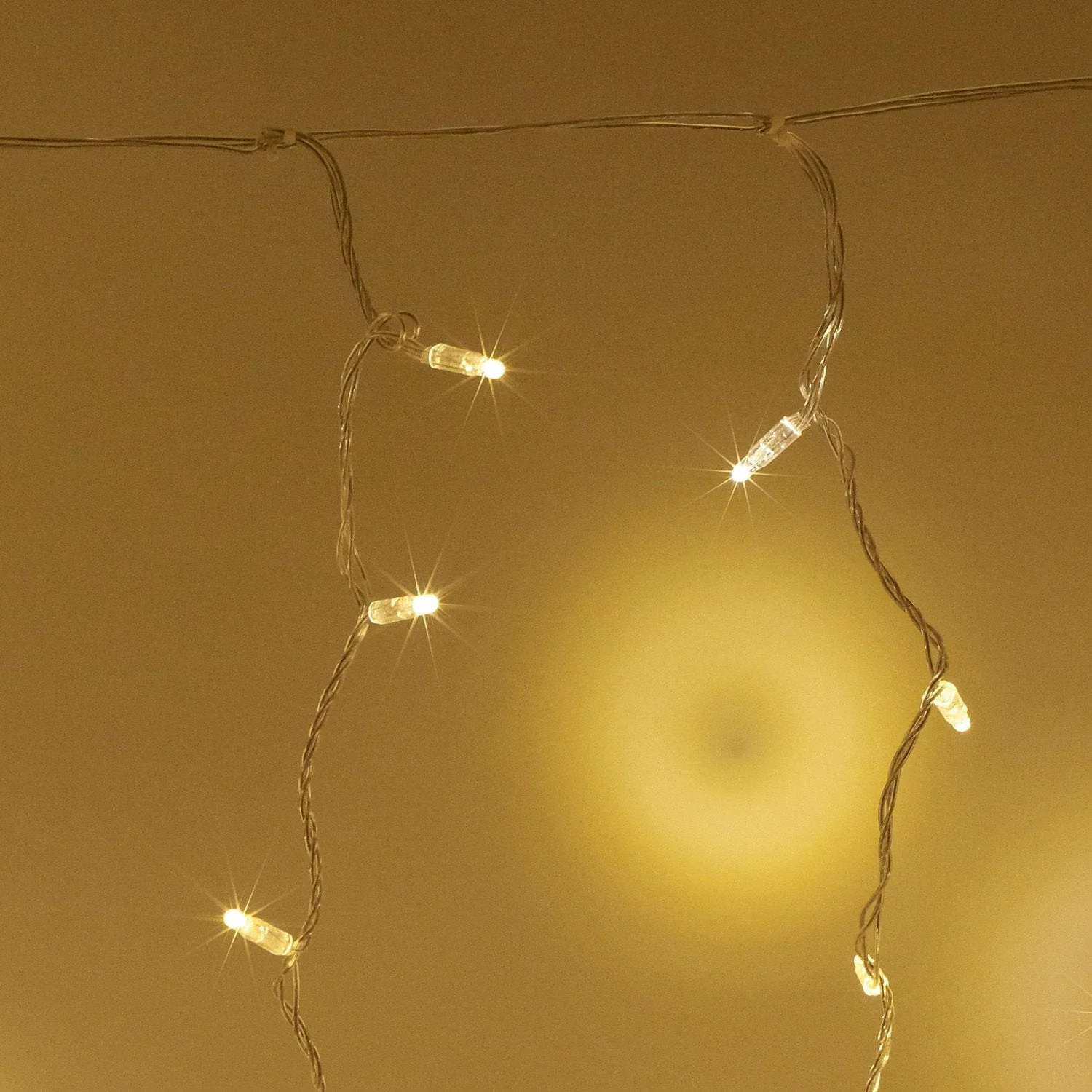 Core Connect 6m x 2m 576 Warm White Connectable Curtain Lights Clear Cable - Image 2