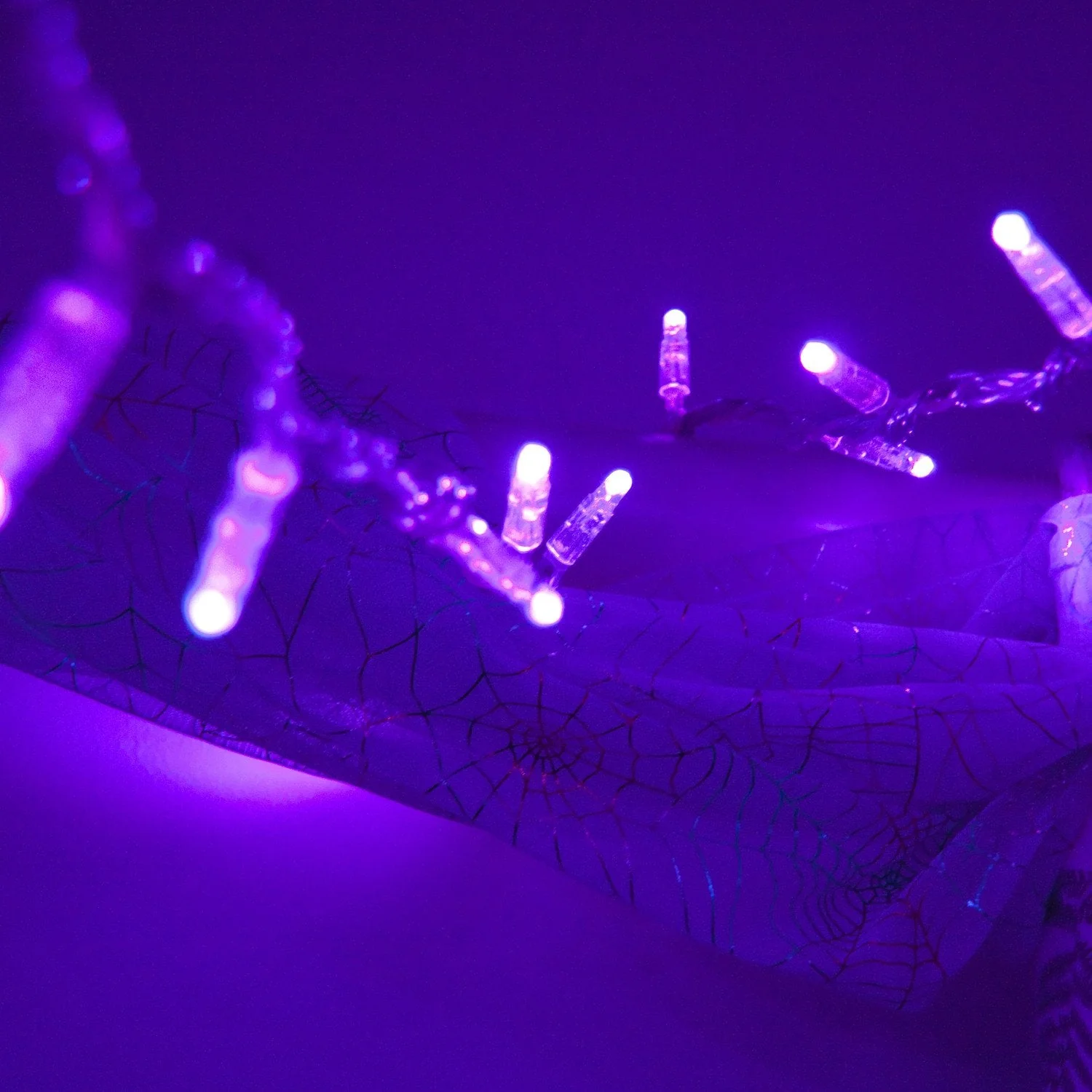 Core Connect 70m 700 Purple Connectable Fairy Lights Clear Cable - Image 2