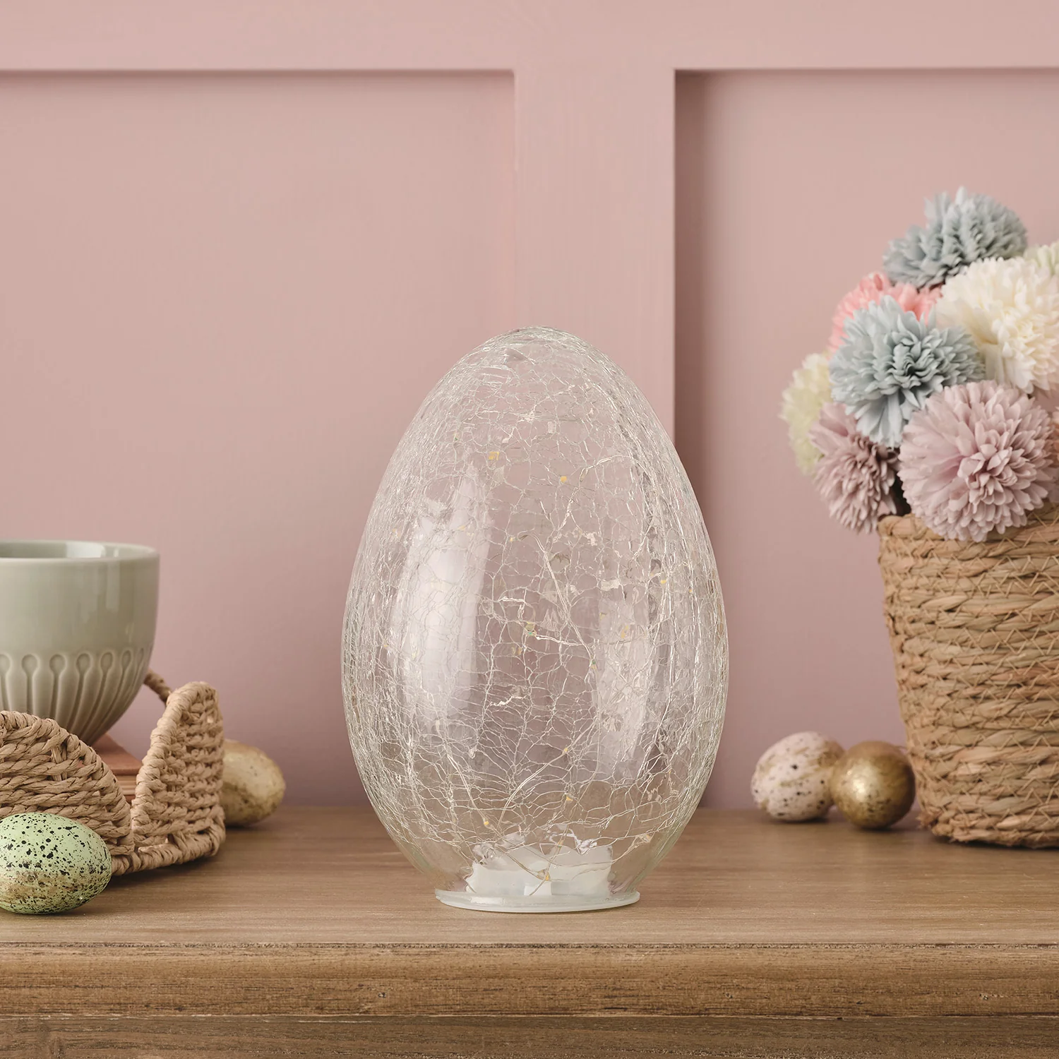 Crackle Glass Easter Egg Light - Image 2