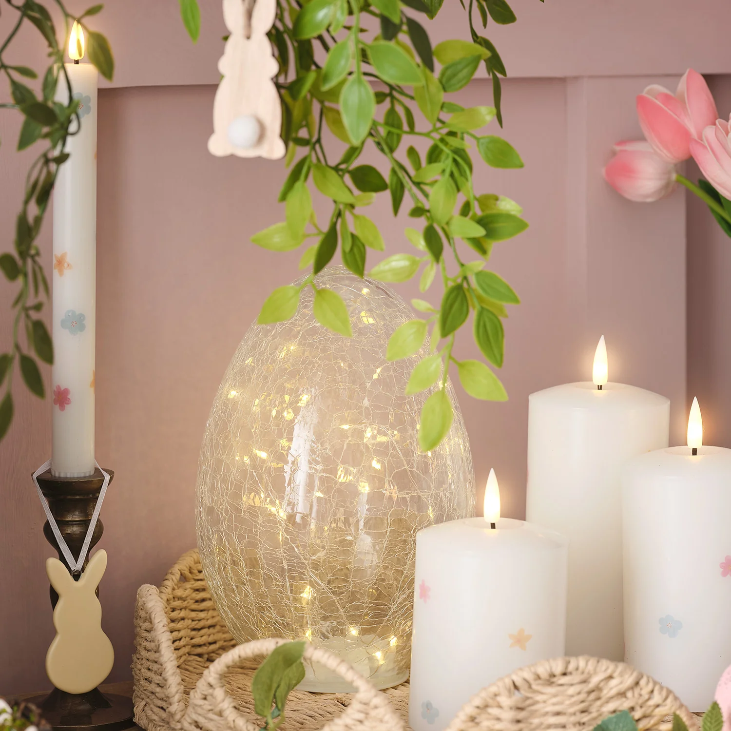 Crackle Glass Easter Egg Light - Image 7