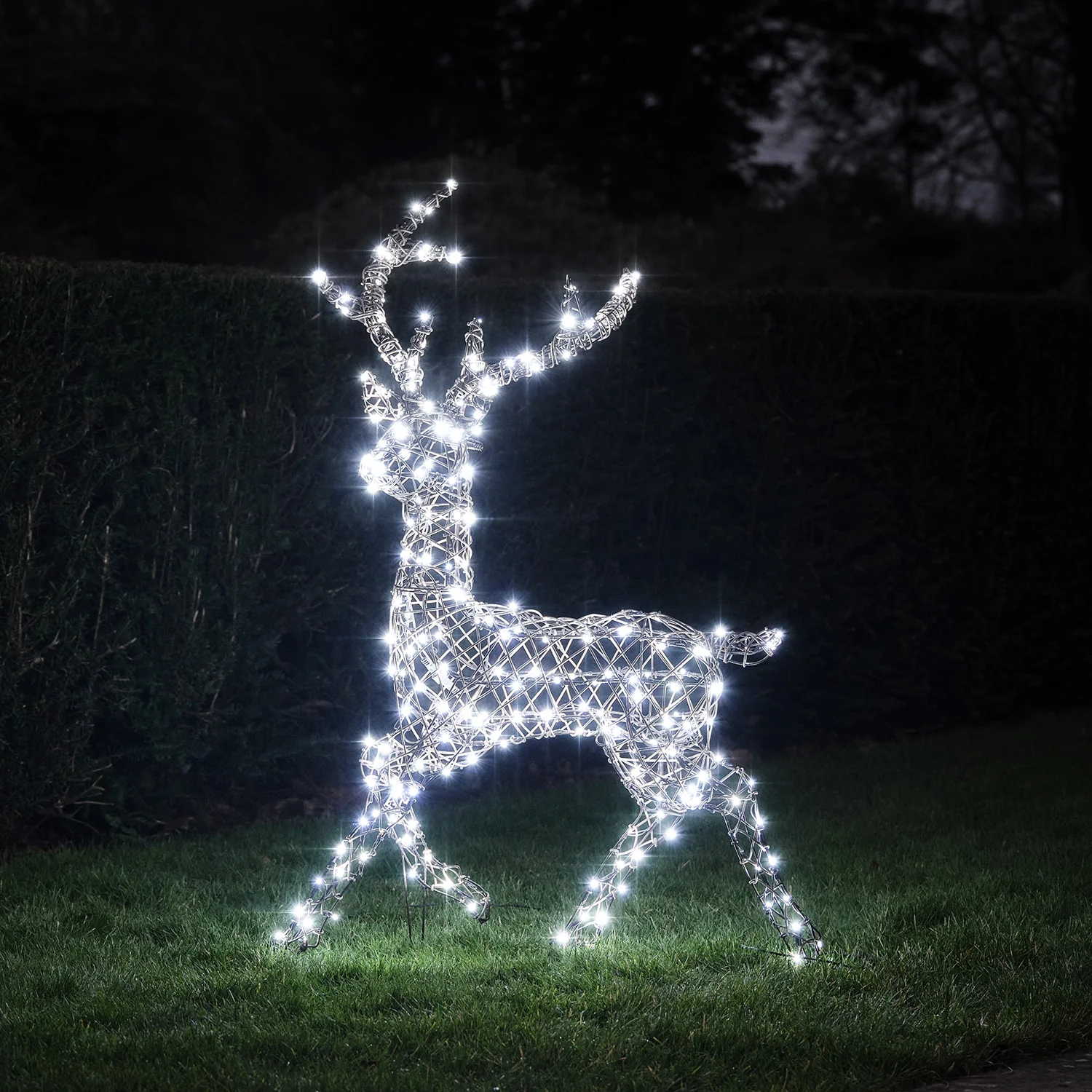 1.15m Dual LED Studley Stag Light Up Reindeer - Image 2
