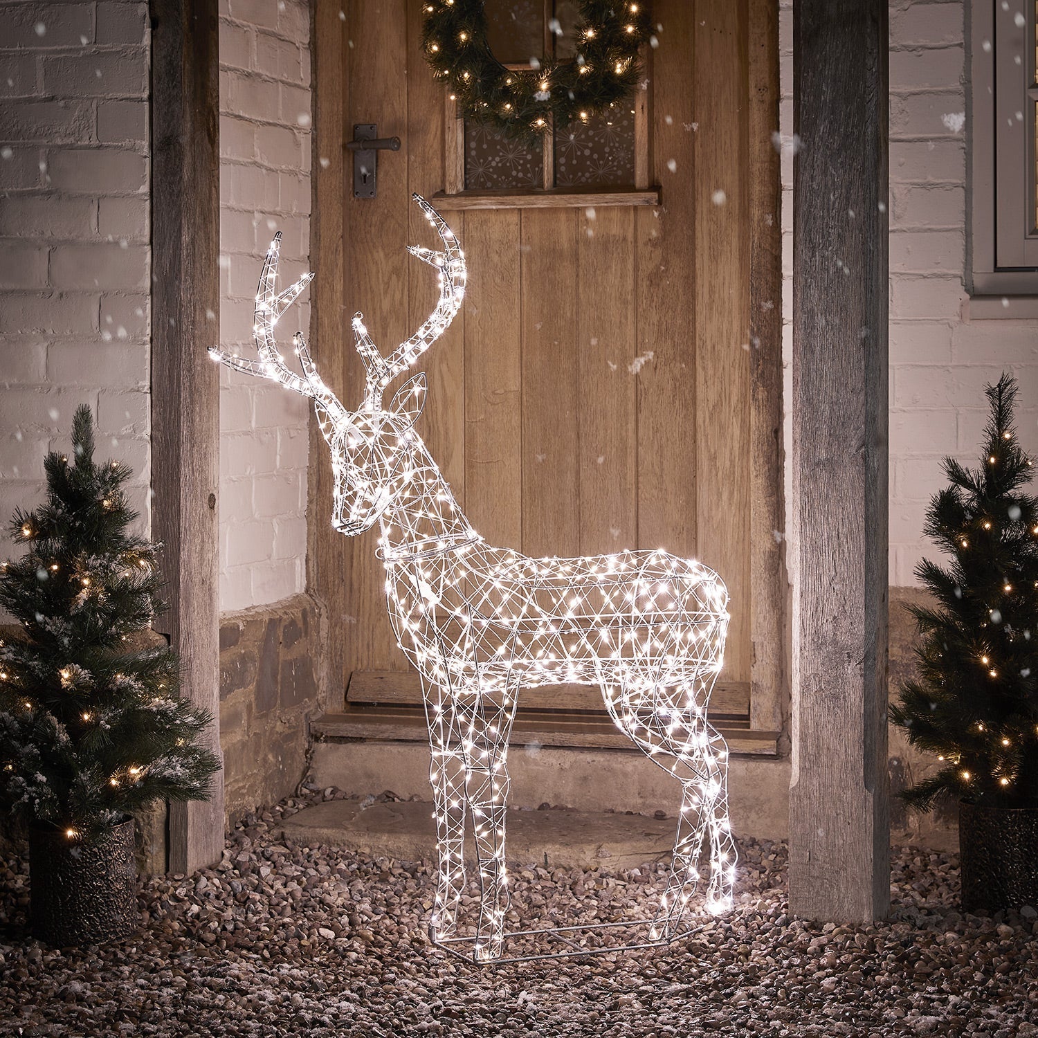 1.2m Duchy Stag Dual Colour Micro LED Light Up Reindeer - Image 3