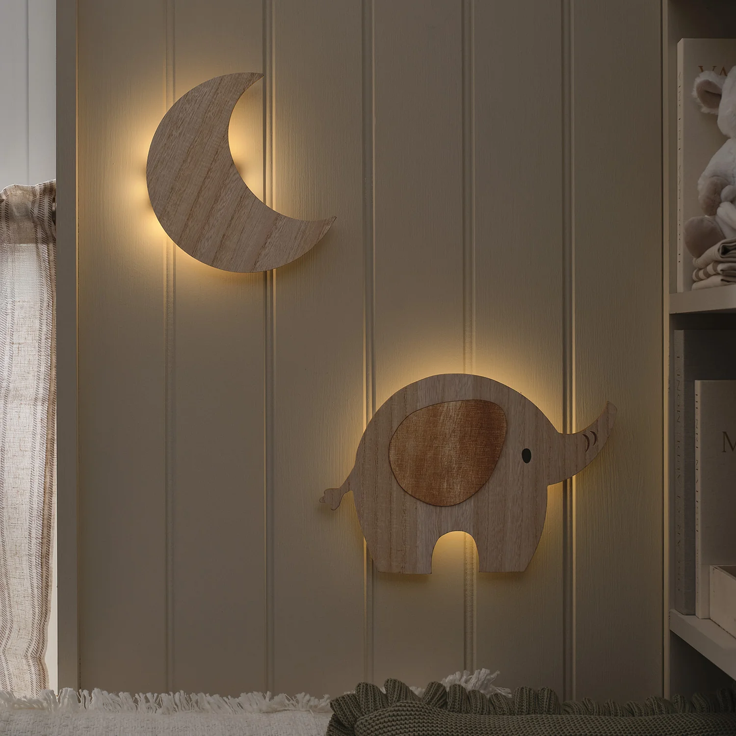 Elephant & Moon Children’s Wall Light - Image 10
