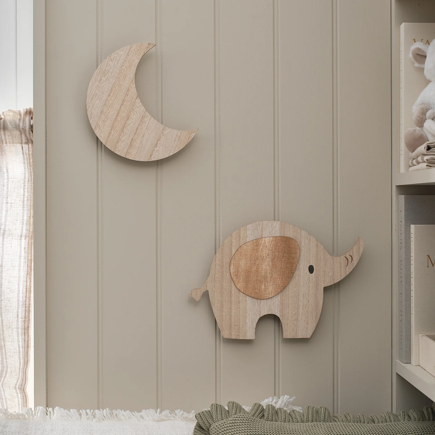 Elephant & Moon Children’s Wall Light - Image 2