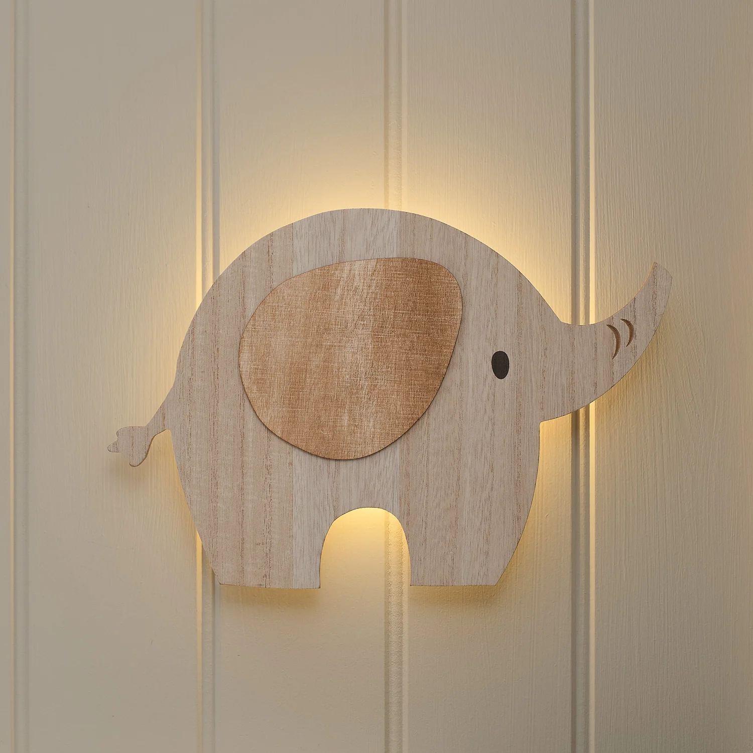 Elephant & Moon Children’s Wall Light - Image 3