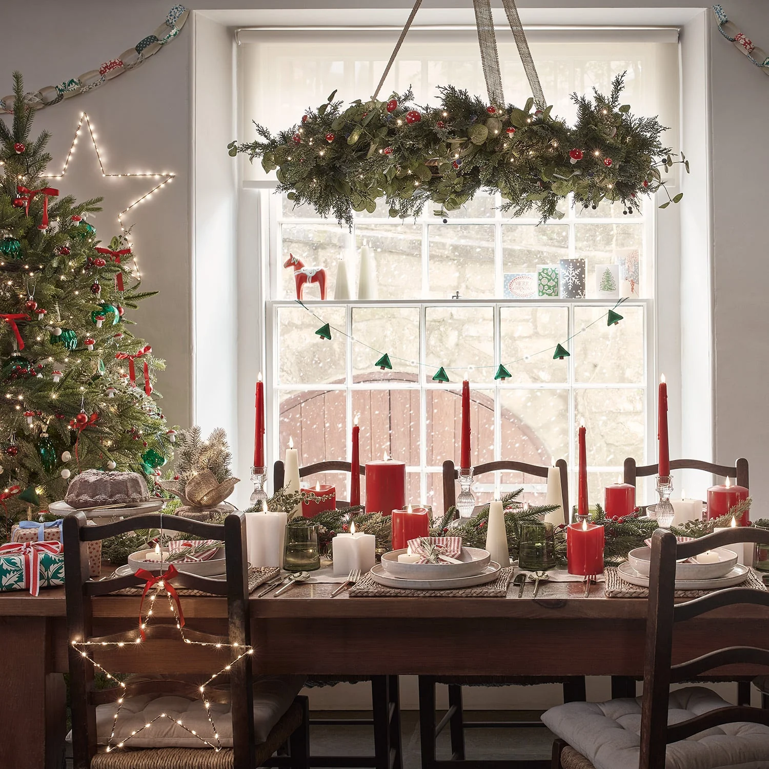 Felt Tree Christmas Garland - Image 5