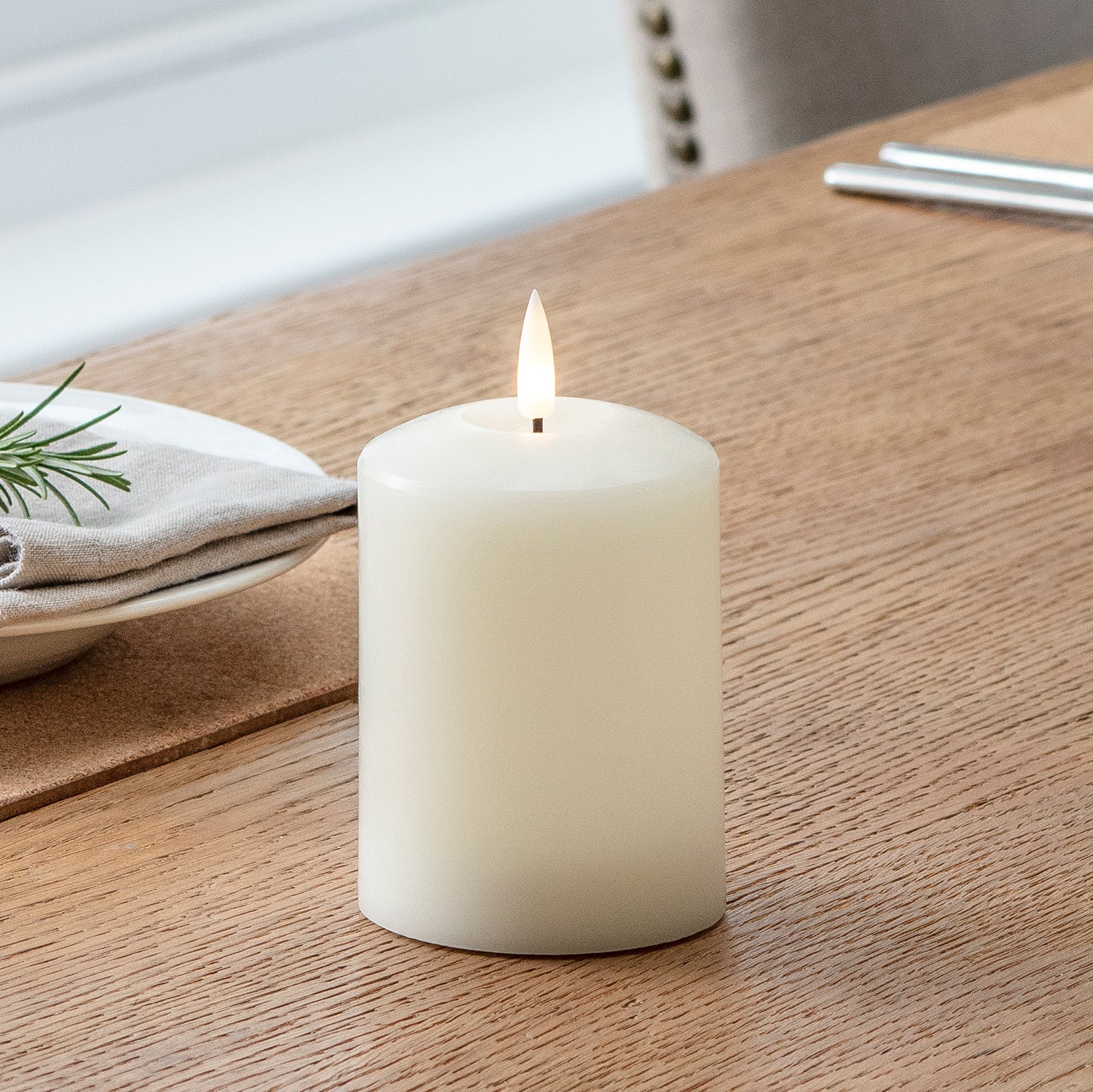 Glass Bunny Dome with TruGlow® Candle - Image 3