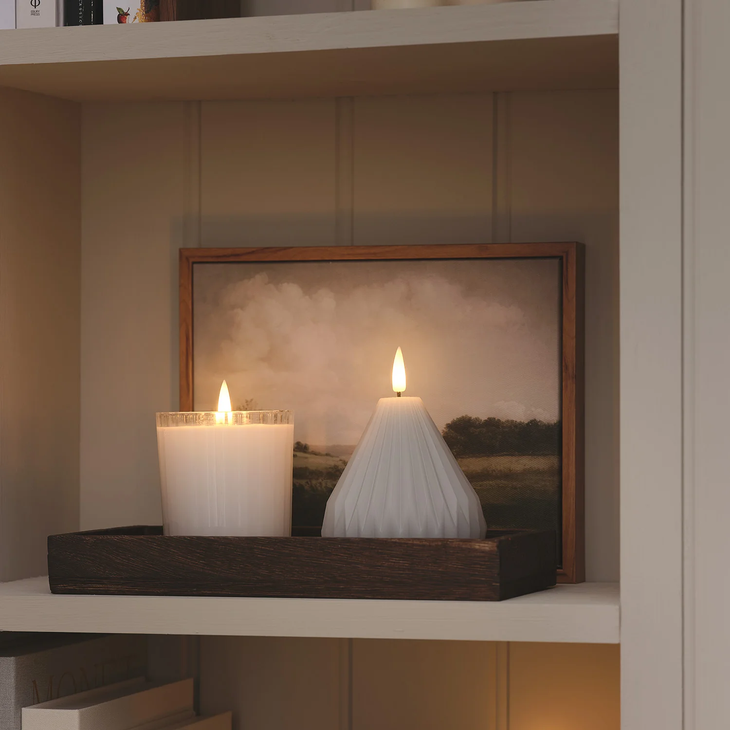 TruGlow® Sculpted LED Pear Candle with Remote Control - Image 6