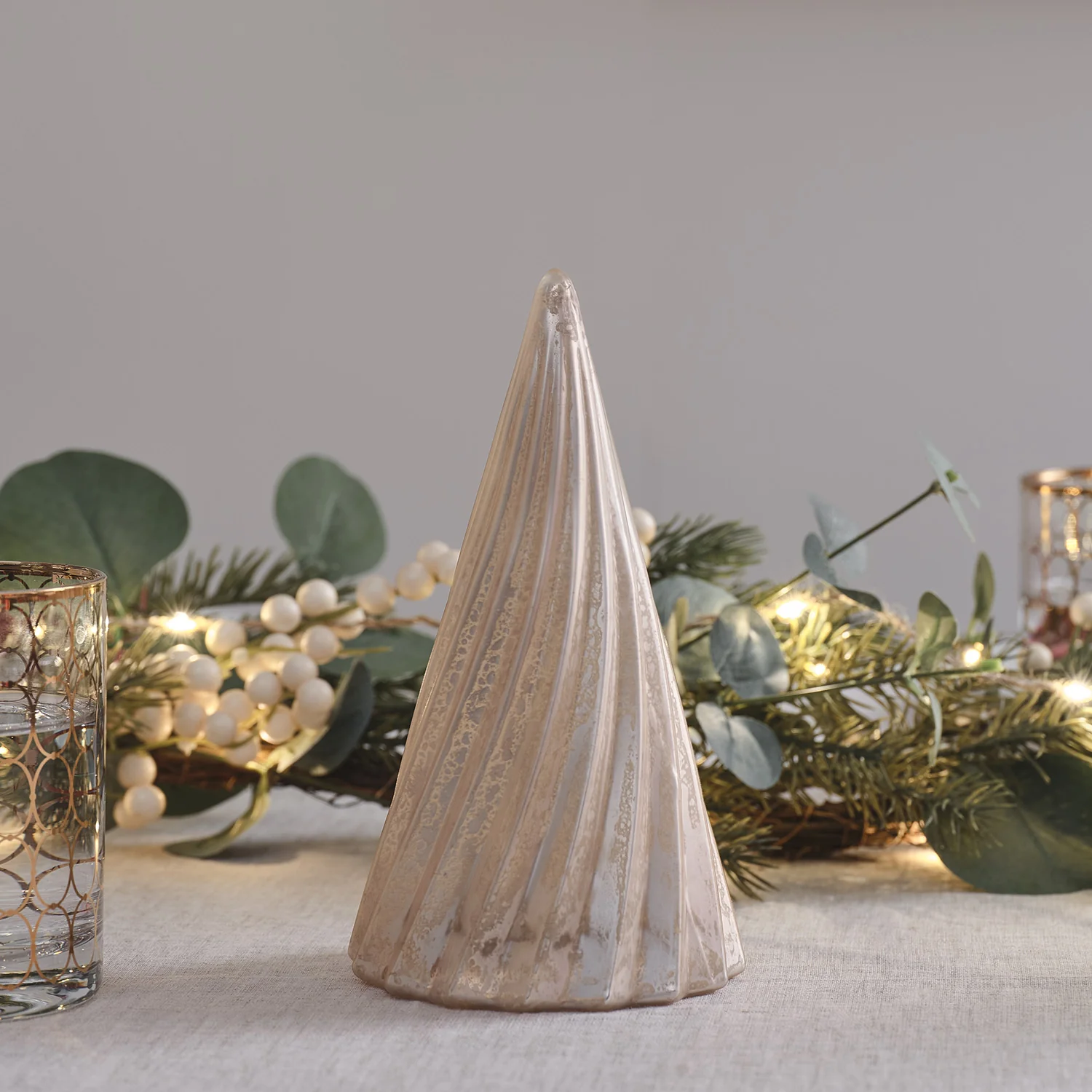 Glass Christmas Tree LED Table Decoration - Image 6