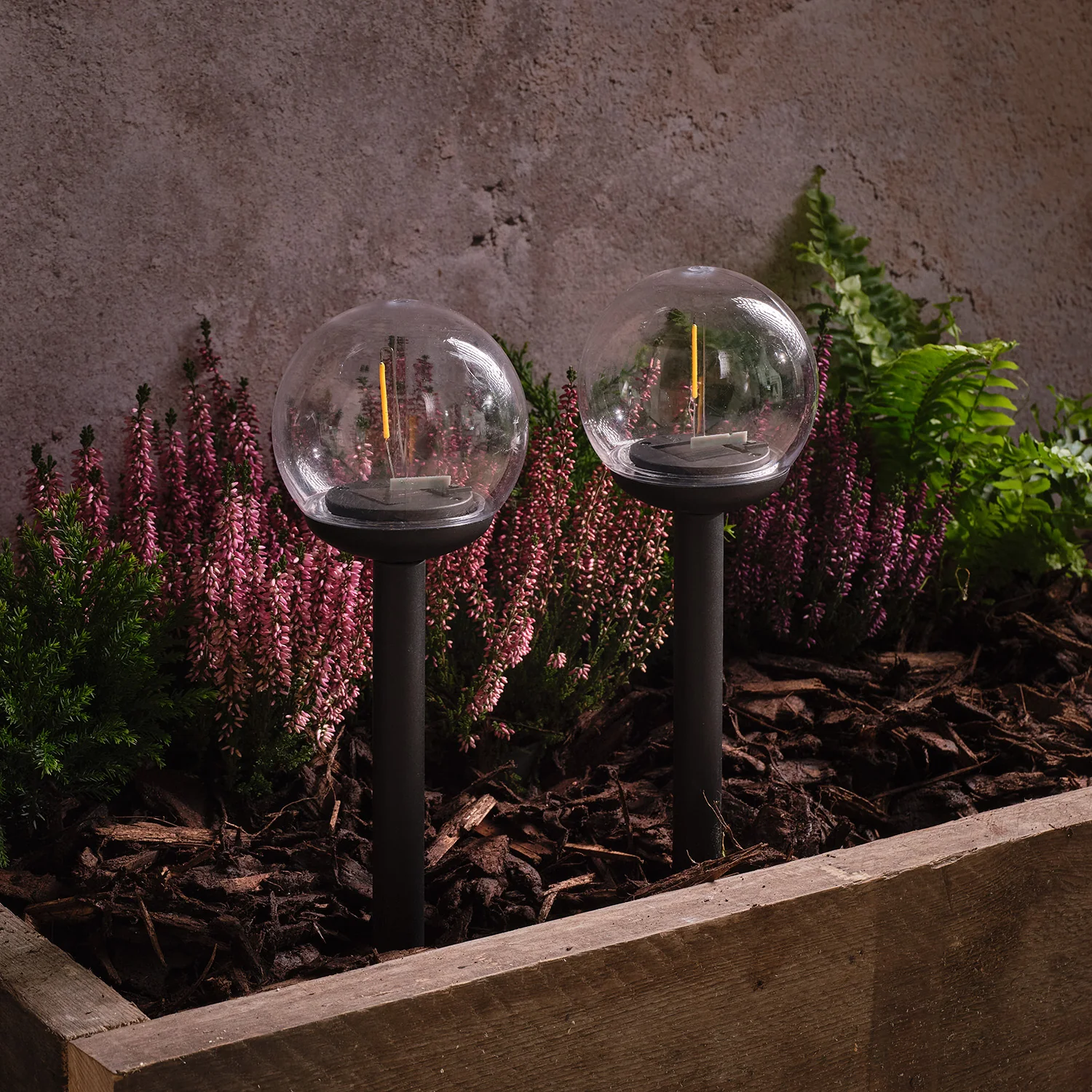 Globe Filament Solar Stake Lights - Image 2