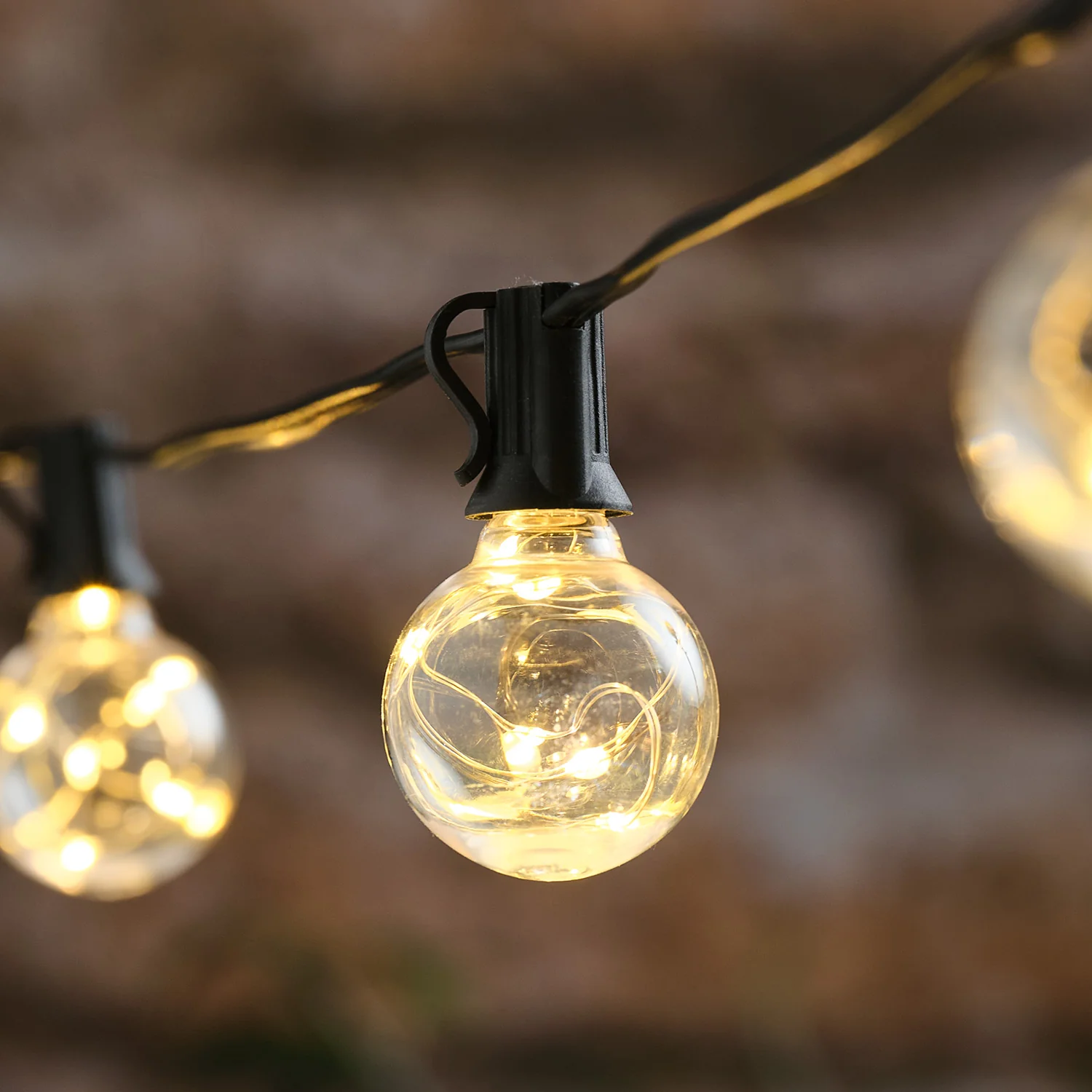 10 Globe Outdoor Solar Micro Festoon Lights - Image 3