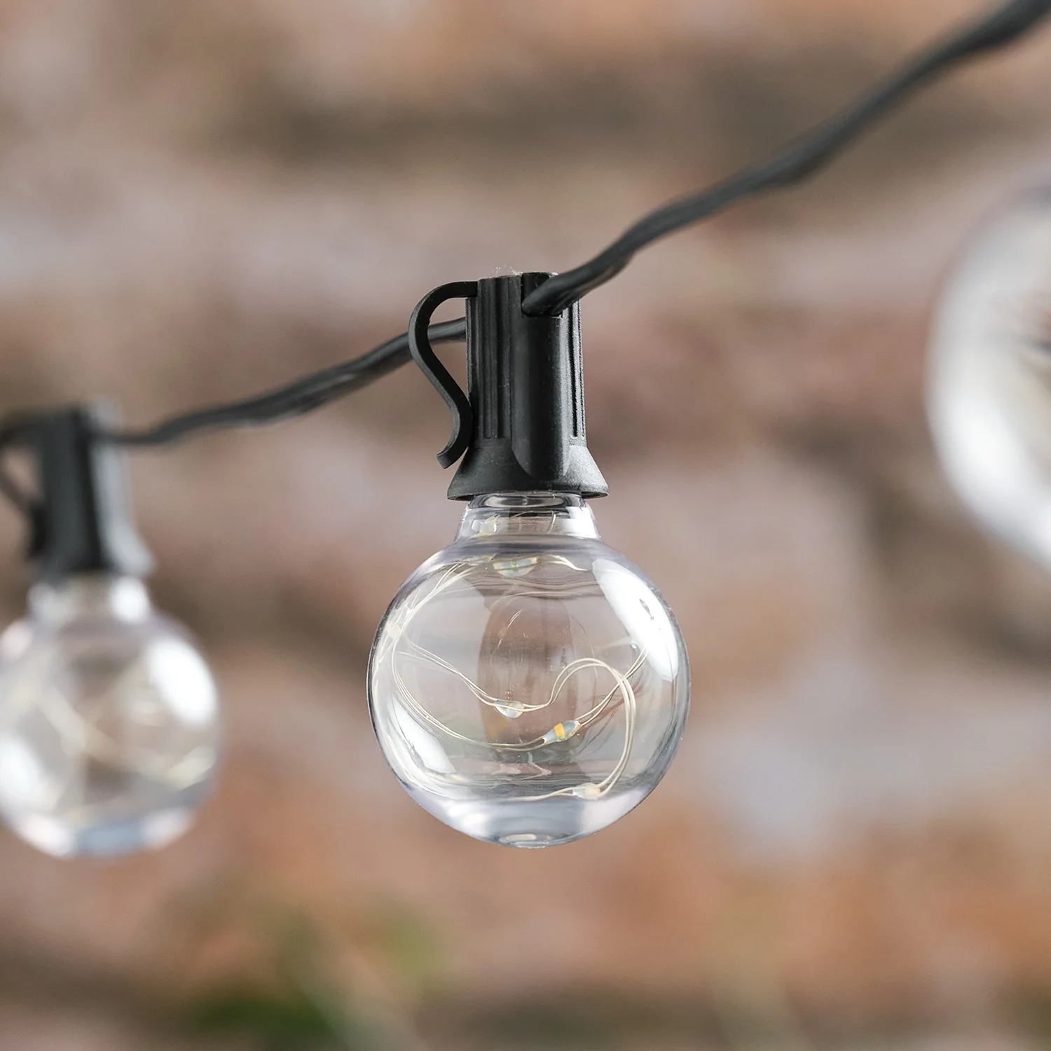 10 Globe Outdoor Solar Micro Festoon Lights - Image 4