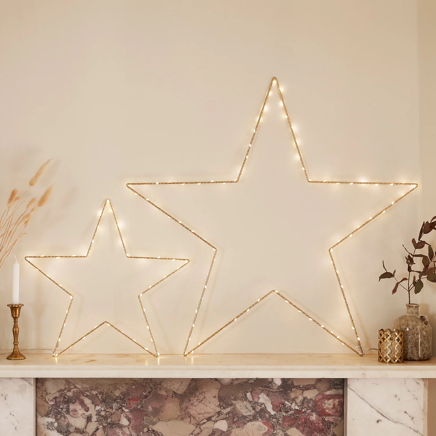 34cm Gold Osby Star Window Light - Image 2