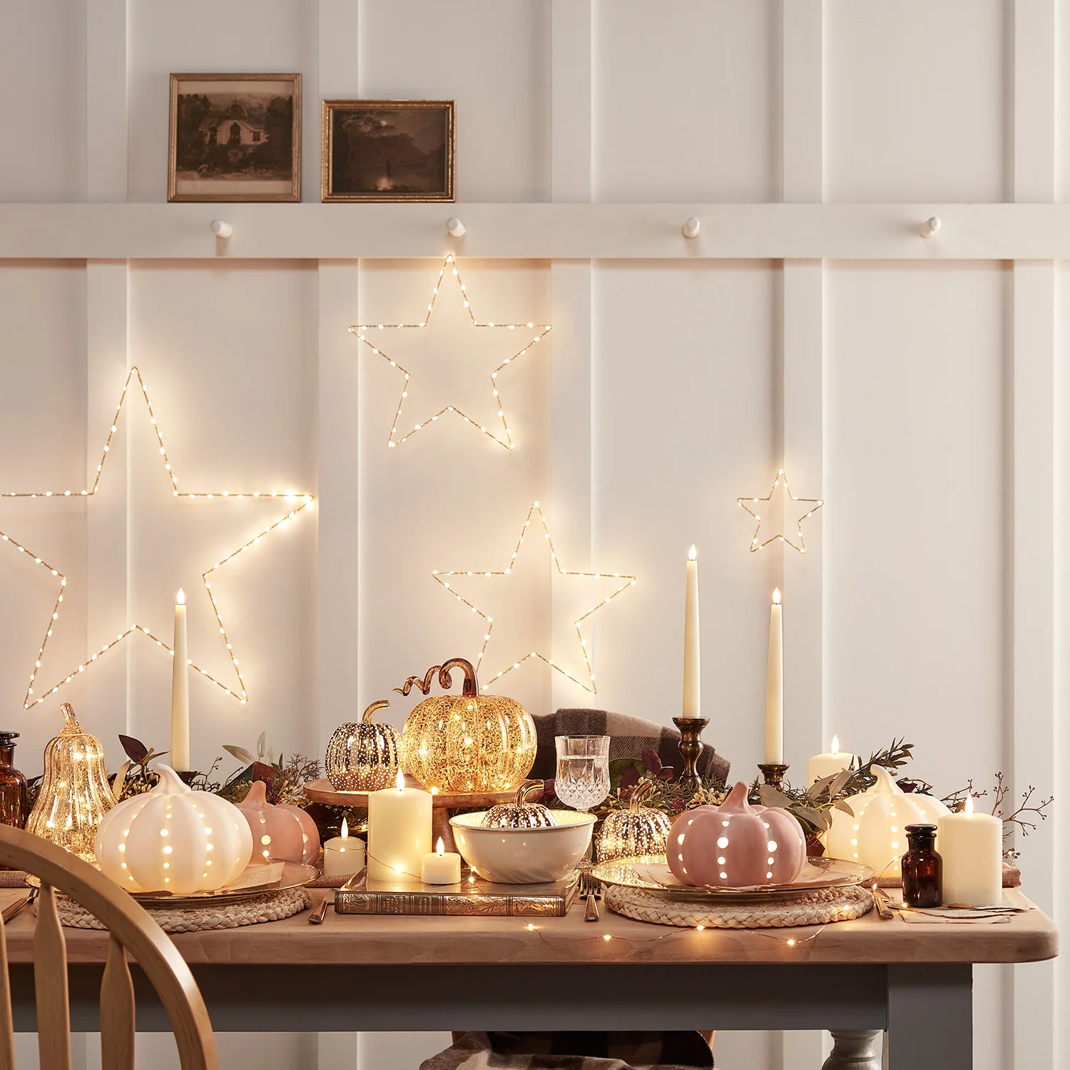 34cm Gold Osby Star Window Light - Image 3